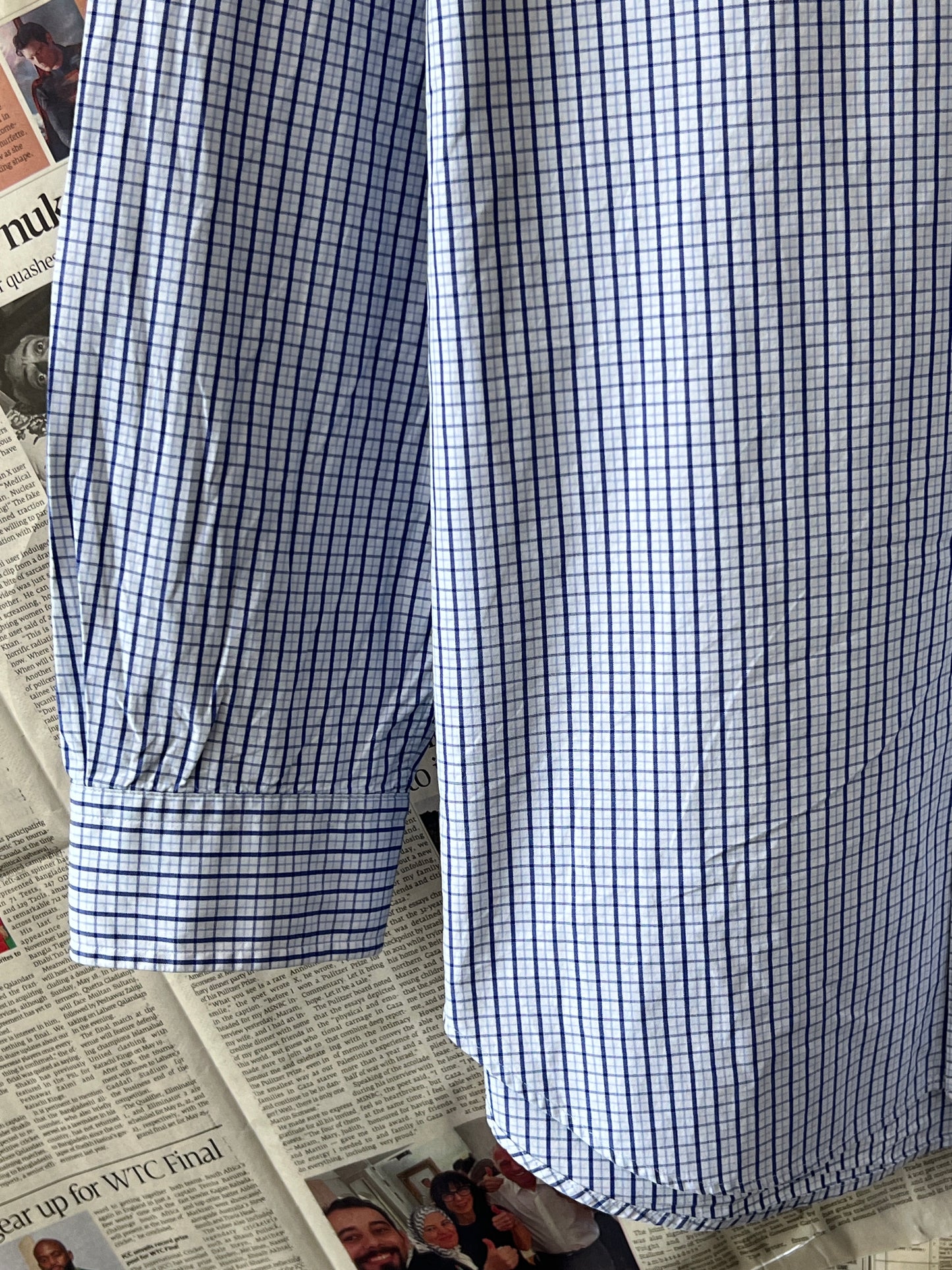 Ralph Lauren® White Check | Chest 25.5 | XL | Shirt | Cotton