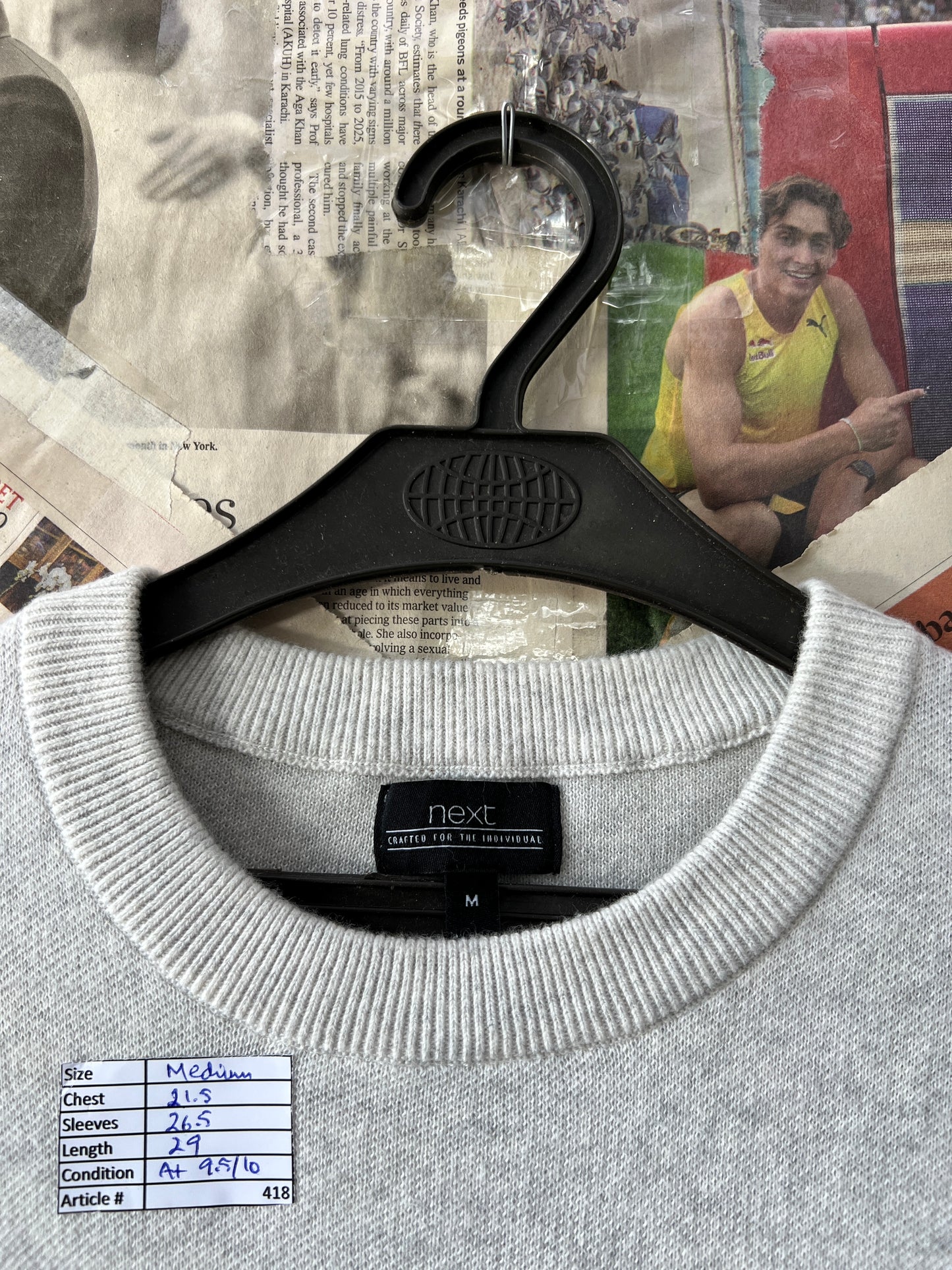 Next® Medium | Chest 21.5 | Sweater | Cotton | 418