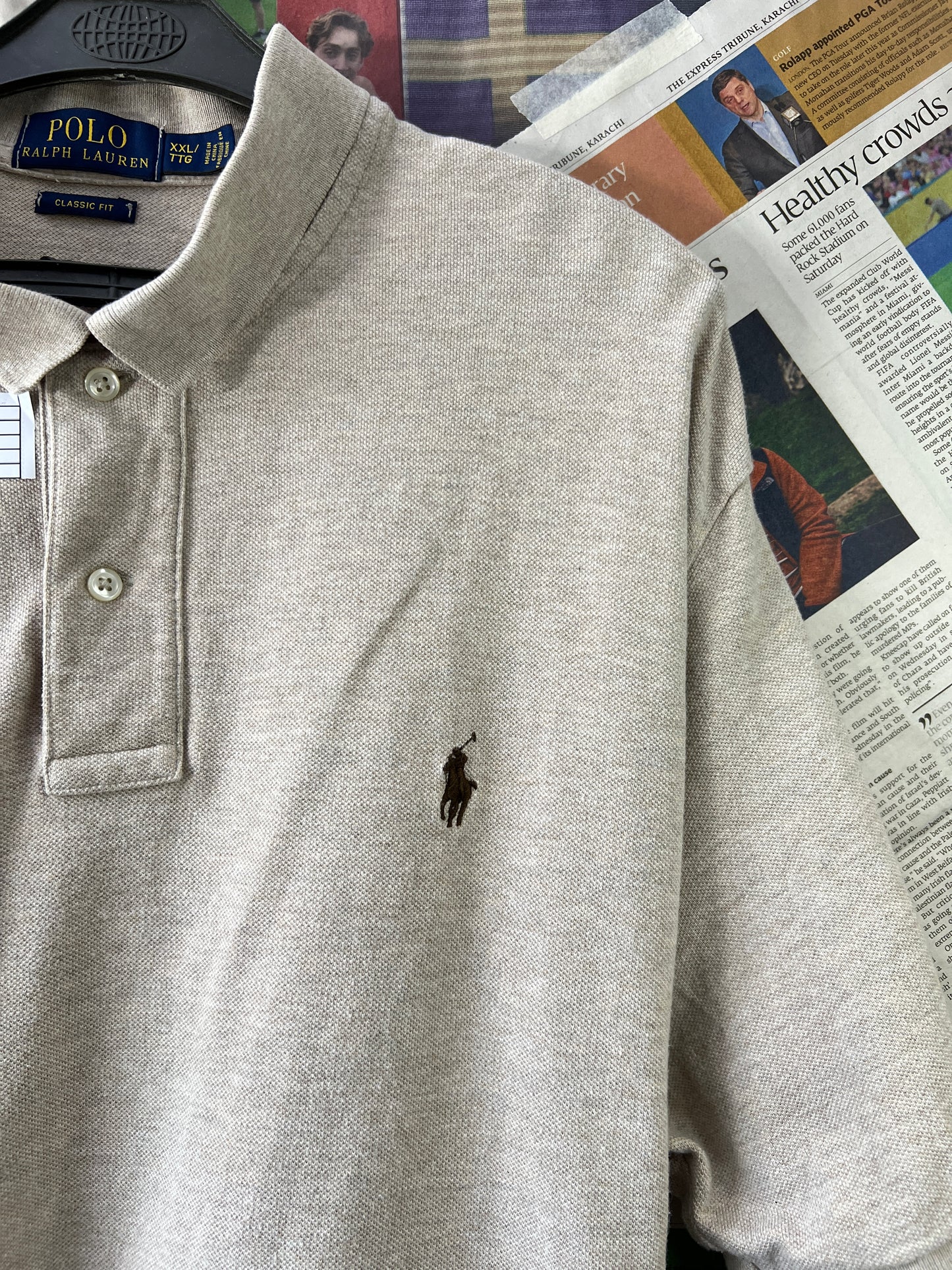 Ralph Lauren® Beige | Chest 26 | XL | Polo | Cotton