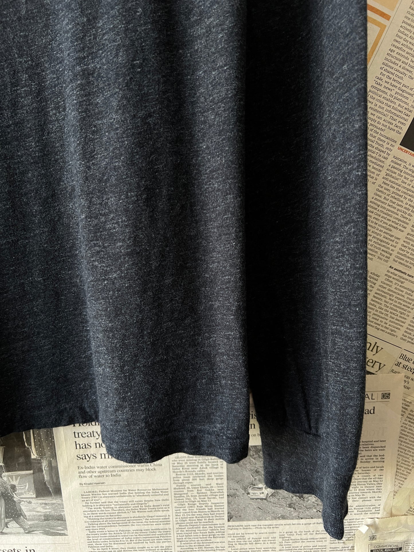 Ralph Lauren® Medium | Chest 22 | Charcoal | Light Sweat Shirt | Cotton | 719