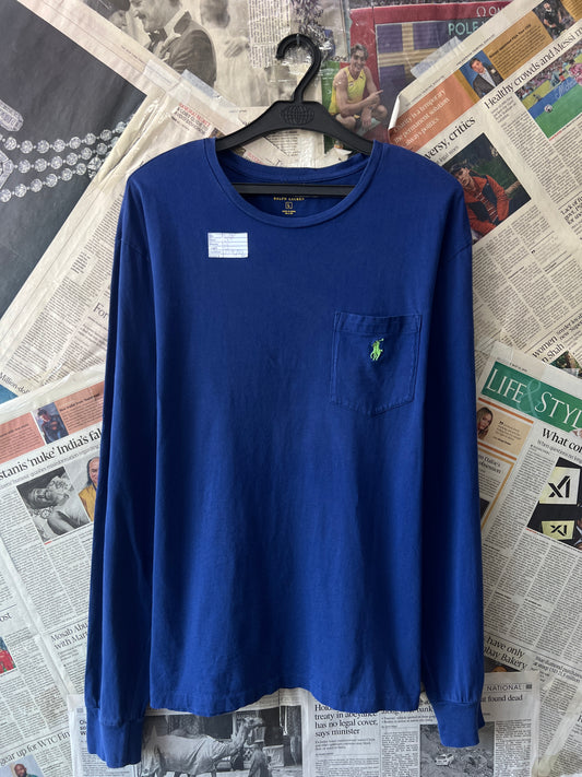 Ralph LaurenĀ® Large | Chest 23 | Blue | Light Sweat Shirt | Cotton | 2297