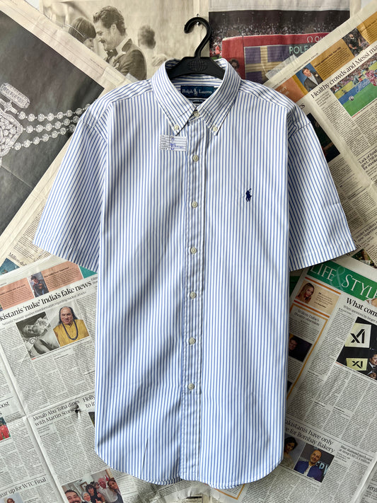 Ralph Lauren® Light Blue Stripes on White – (Chest: 23)