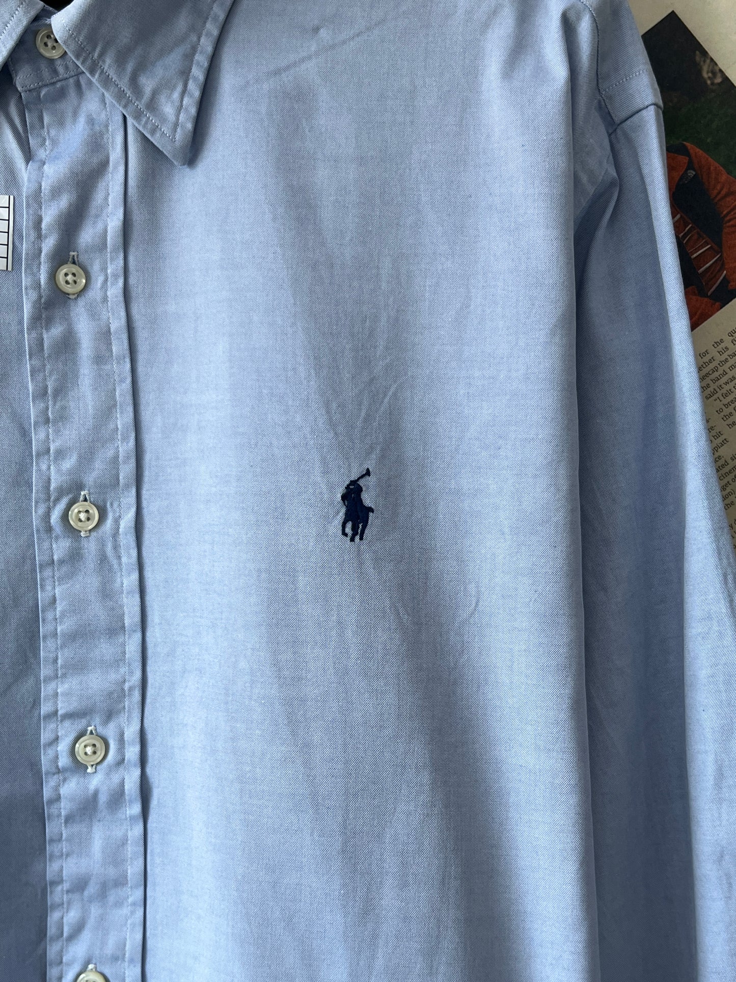 Ralph Lauren® XXL | Chest 27 | Blue | Shirt | Cotton