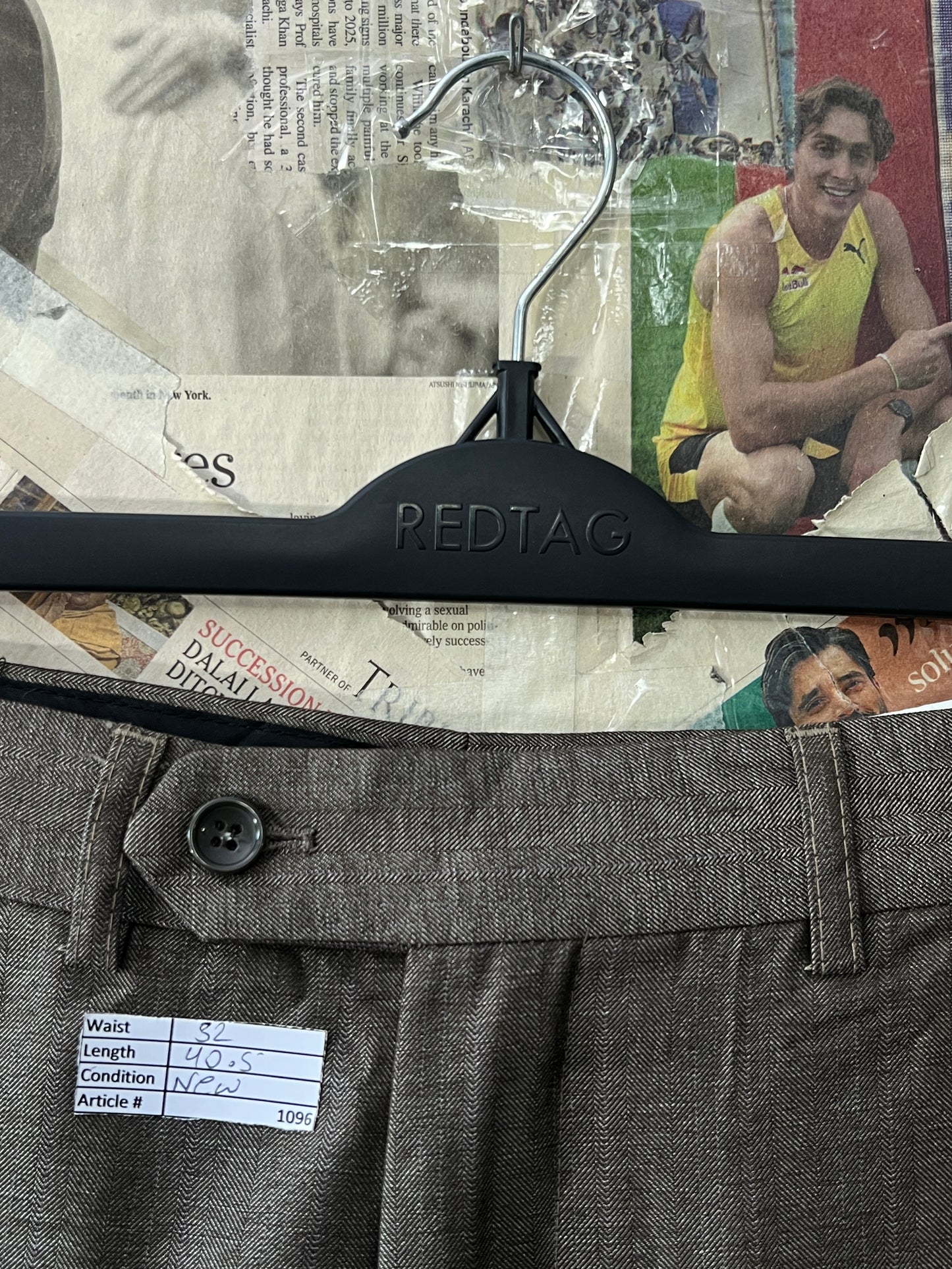 ABINIĀ® Waist 32 | Brown | Dress Pant | 1096