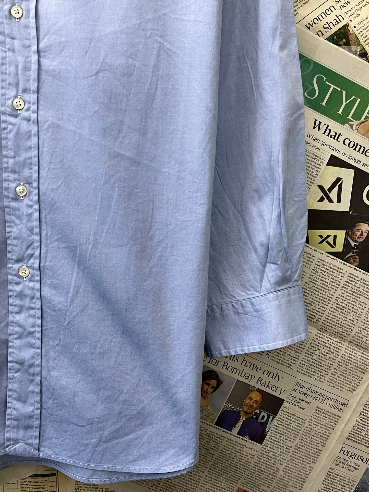 Ralph Lauren® Blue | Chest: 28.5 | XXL | Shirt | Cotton