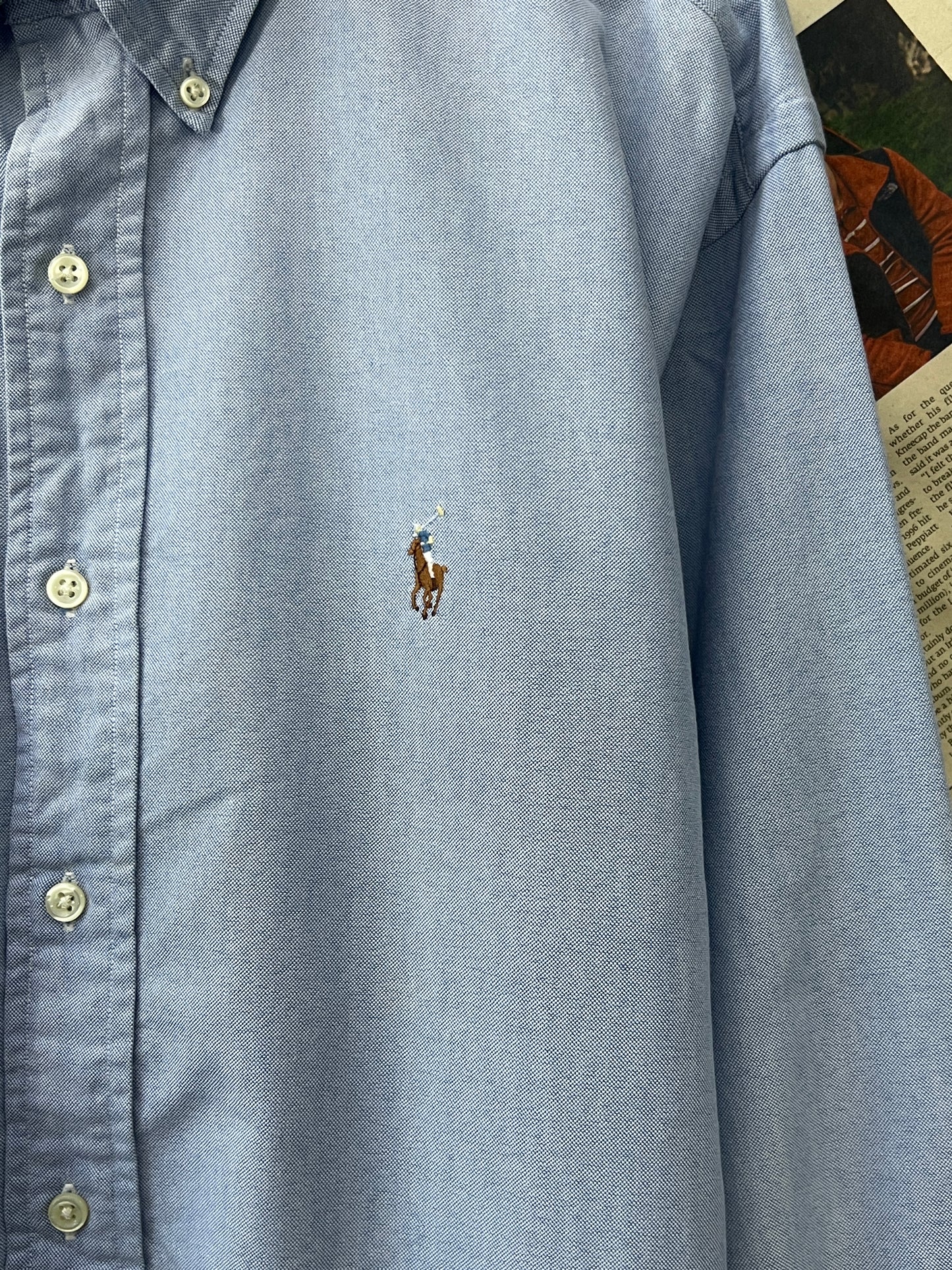 Ralph Lauren® Blue Oxford | Chest 26 | XL | Shirt | Cotton
