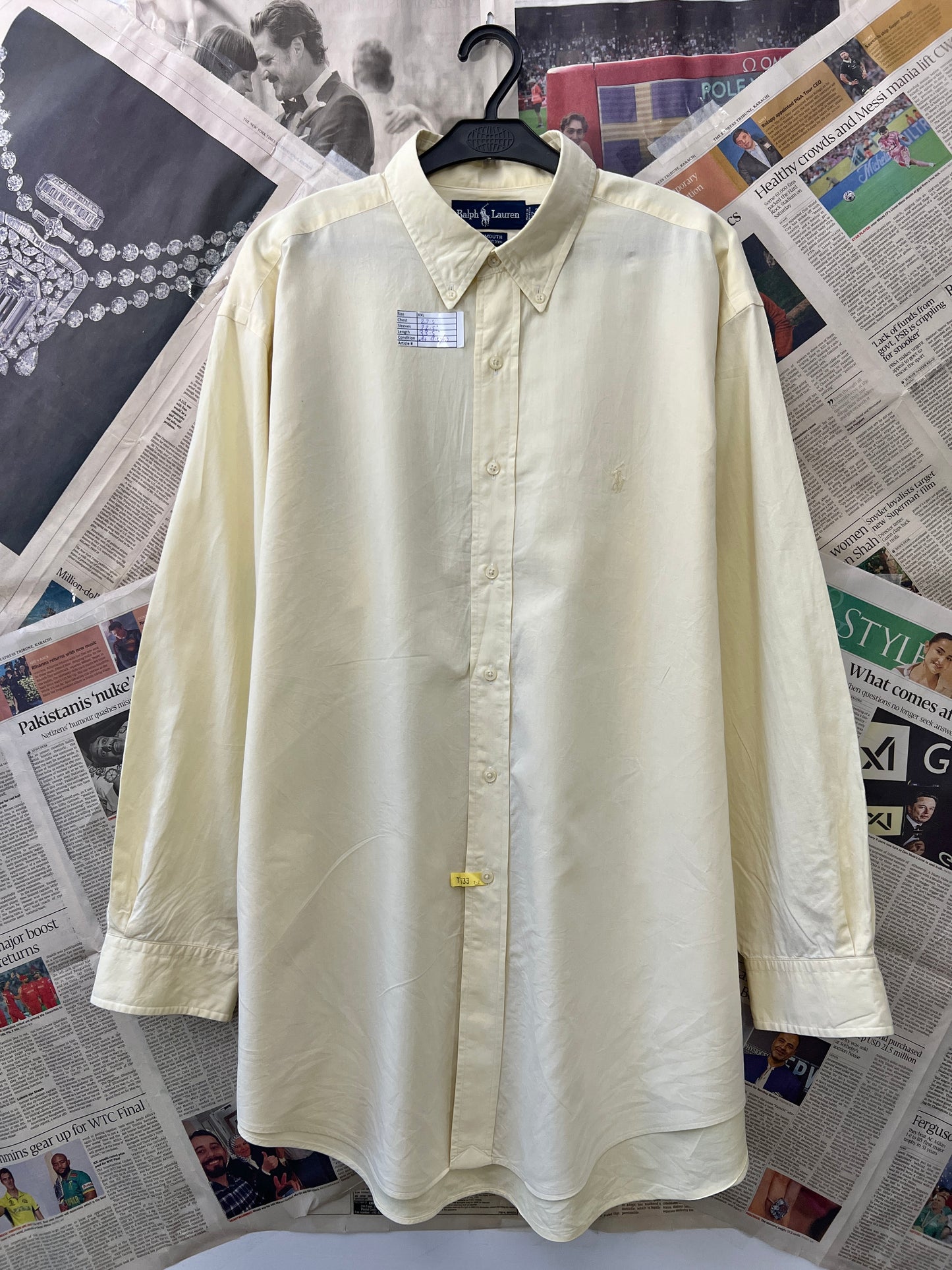 Ralph Lauren® Melon | Chest 27.5 | XXL | Shirt | Cotton