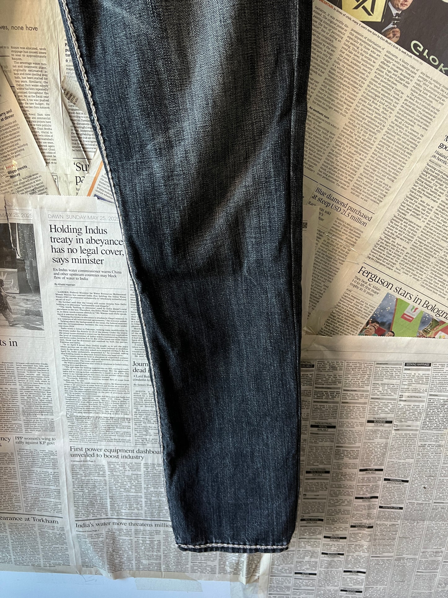 True ReligionĀ® Waist 34 | Denim Pants | Ricky Relaxed Straight | Vintage | 1084