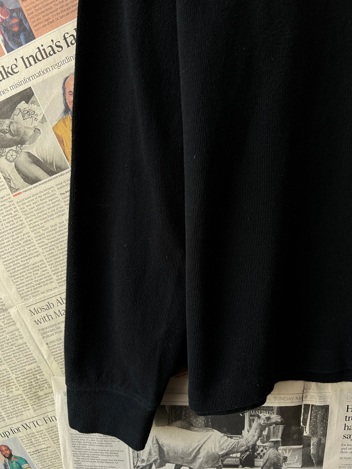 Ralph Lauren® Large | Chest 23 | Black | Quarter Zip Sweater | Cotton | 735