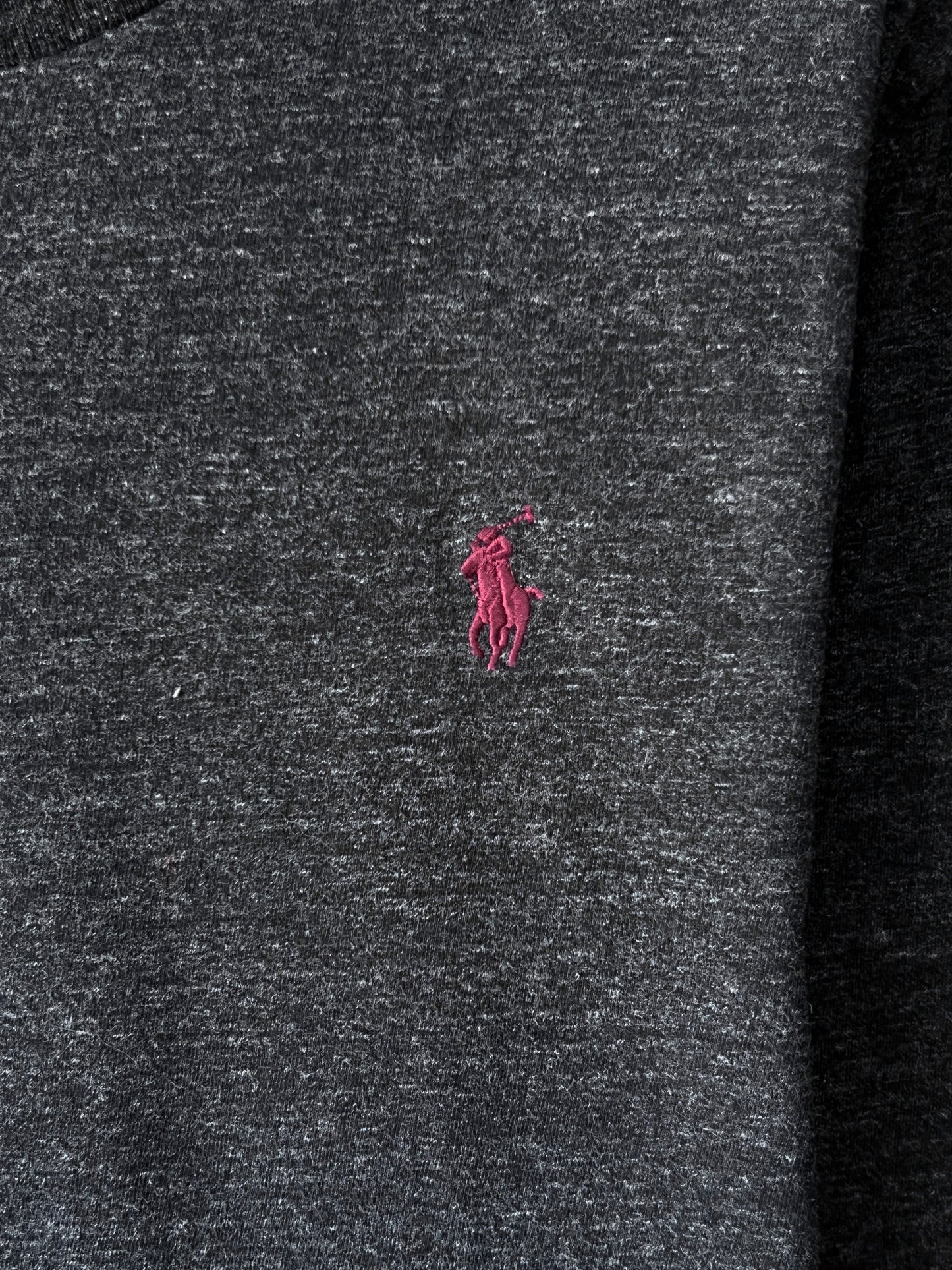 Ralph Lauren® Small | Chest 20" | Charcoal | Light Sweat Shirt | Cotton | 494