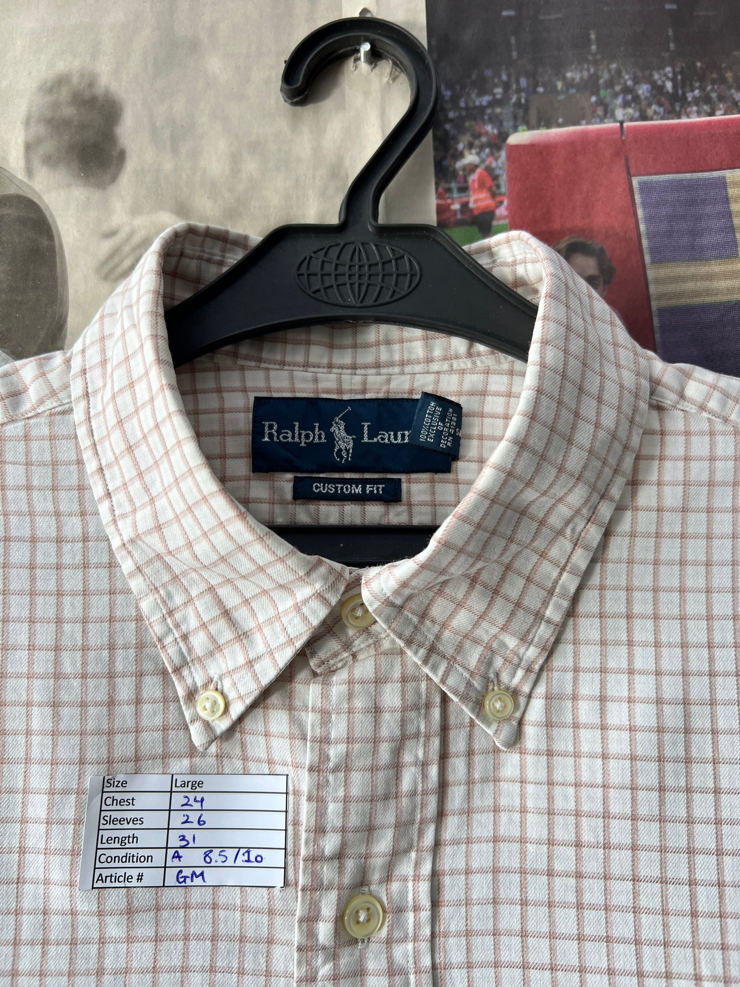 Ralph Lauren® White with Brown Box – (Size: Large)