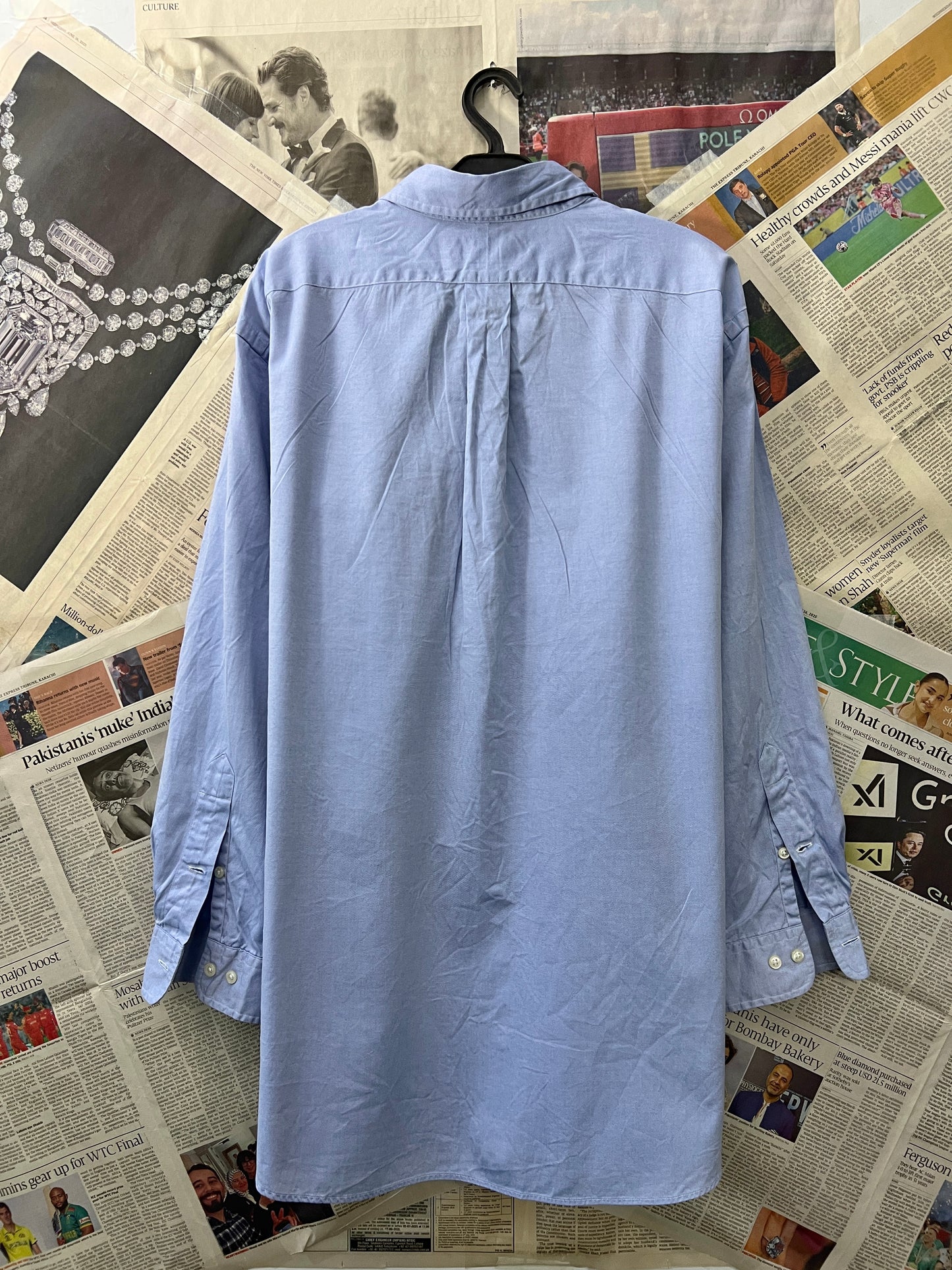 Ralph Lauren® Blue | Chest: 28.5 | XXL | Shirt | Cotton