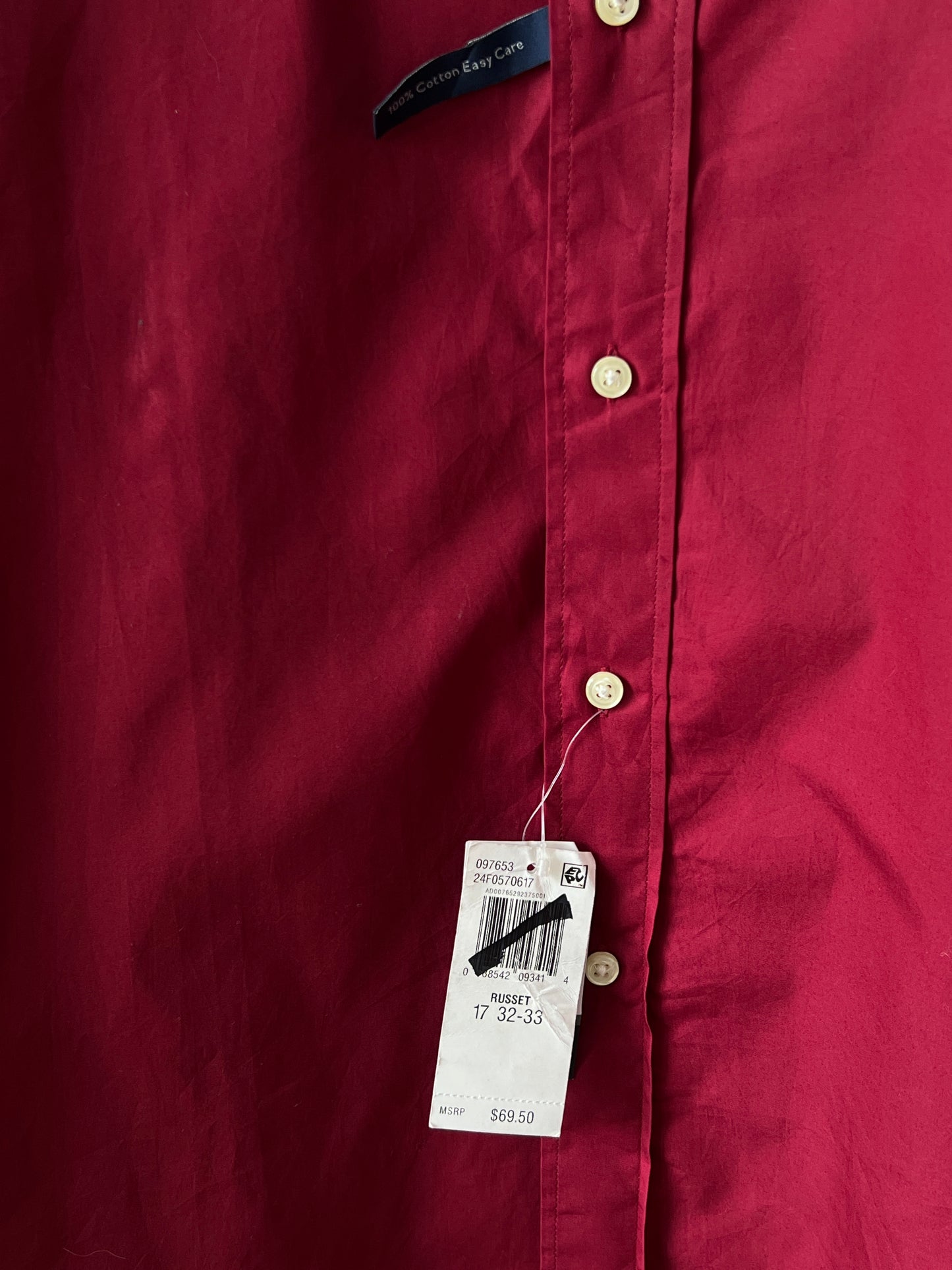 Tommy Hilfiger® Red | Chest 25 | XL | Shirt