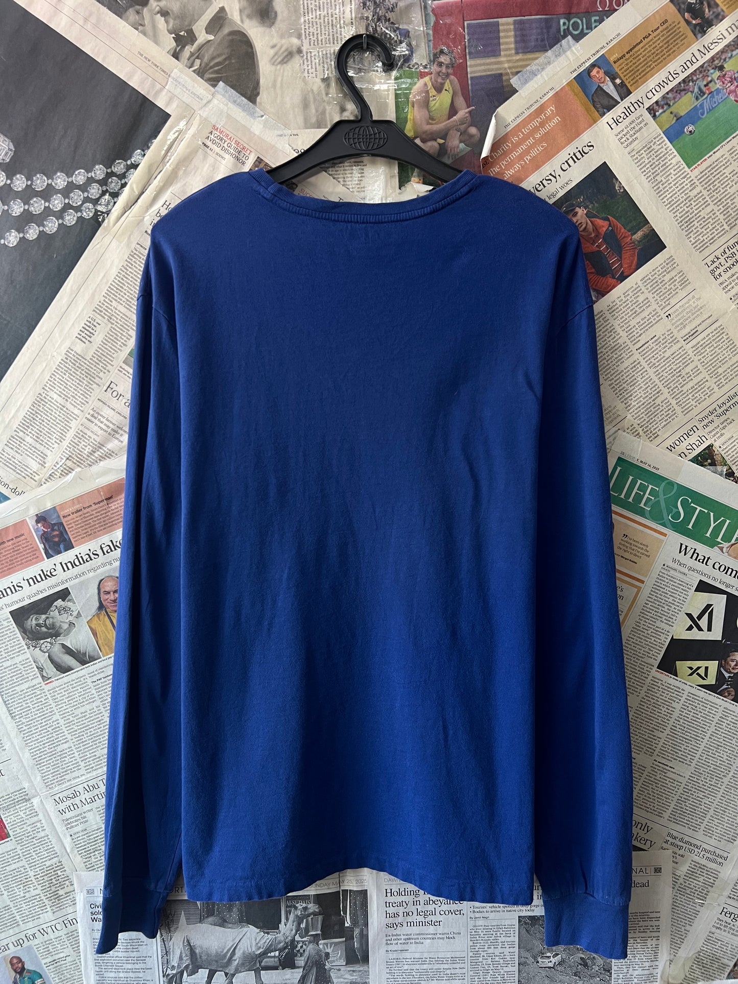 Ralph Lauren® Large | Chest 23 | Blue | Light Sweat Shirt | Cotton | 2297