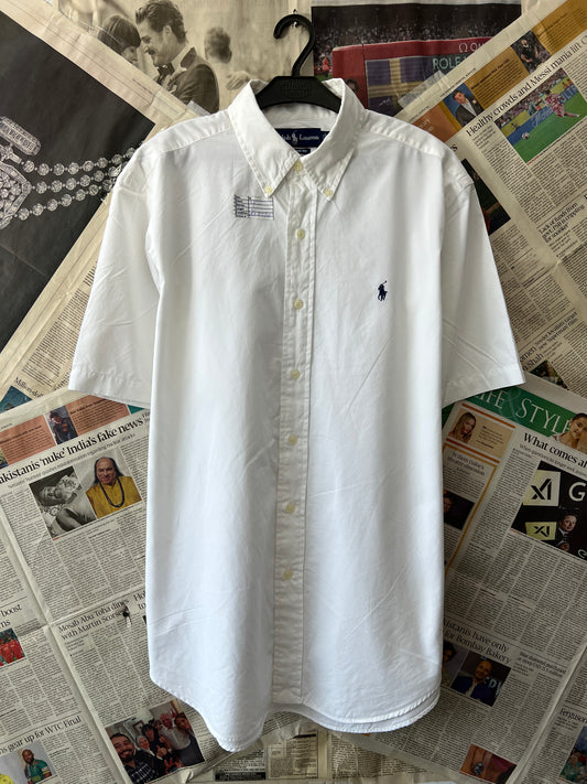 Ralph Lauren® White | Chest 26 | XL | Shirt | Cotton