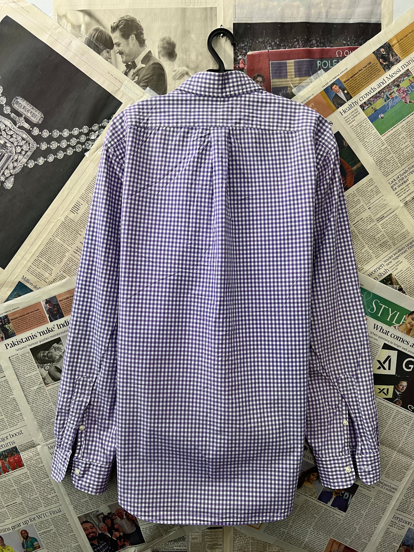 Ralph Lauren® Iris Check | Chest 24.5 | XL/L | Shirt | Cotton