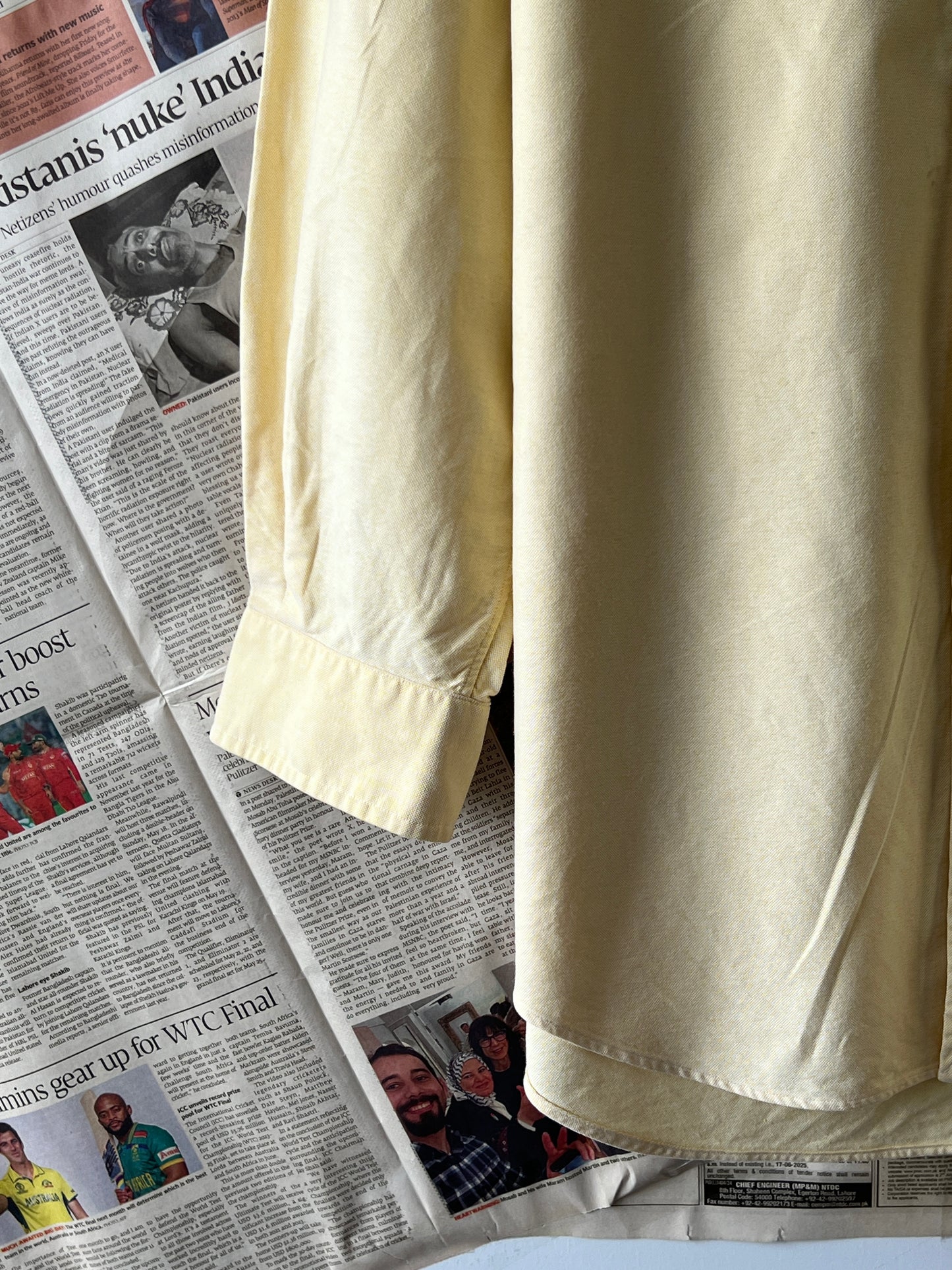 Ralph Lauren® Yellow Oxford | Chest 27.5 | XXL | Shirt | Cotton