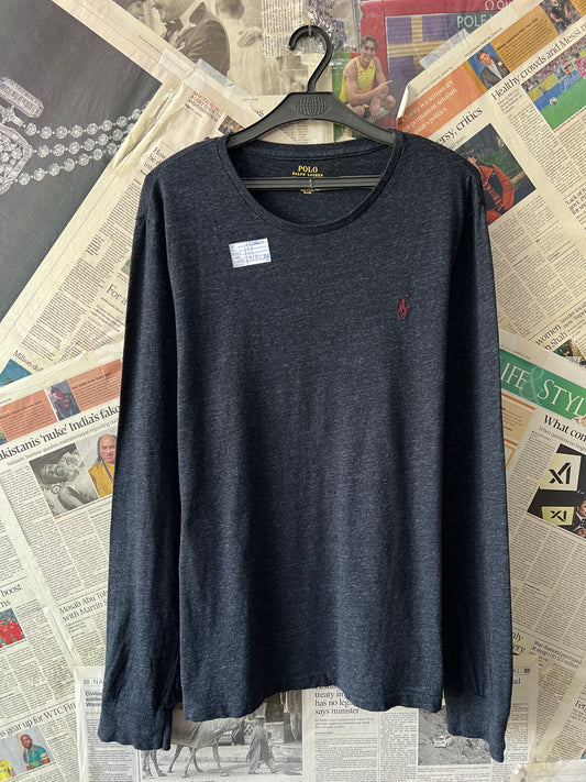 Ralph LaurenĀ® Medium | Chest 22 | Charcoal | Light Sweat Shirt | Cotton | 719