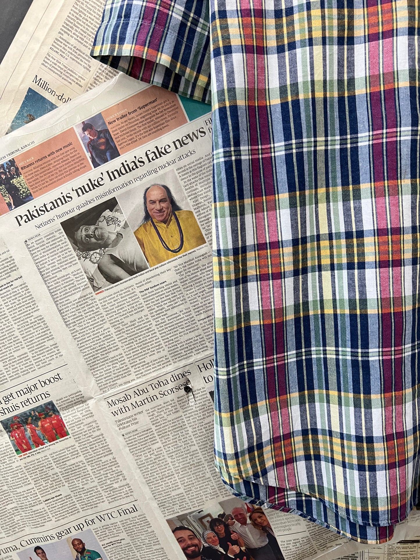 Ralph Lauren® Madras Check | Chest 25.5 | XL | Shirt | Cotton