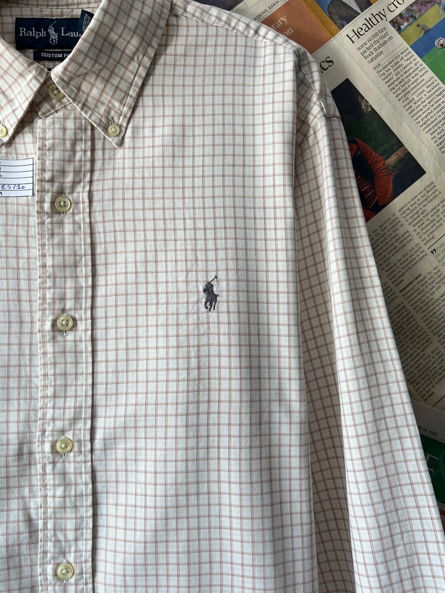 Ralph Lauren® White with Brown Box – (Size: Large)