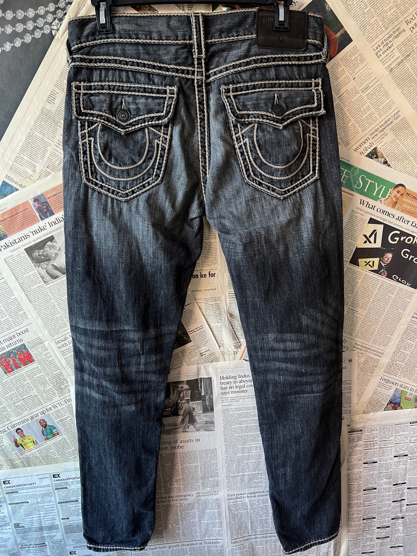 True ReligionĀ® Waist 34 | Denim Pants | Ricky Relaxed Straight | Vintage | 1084