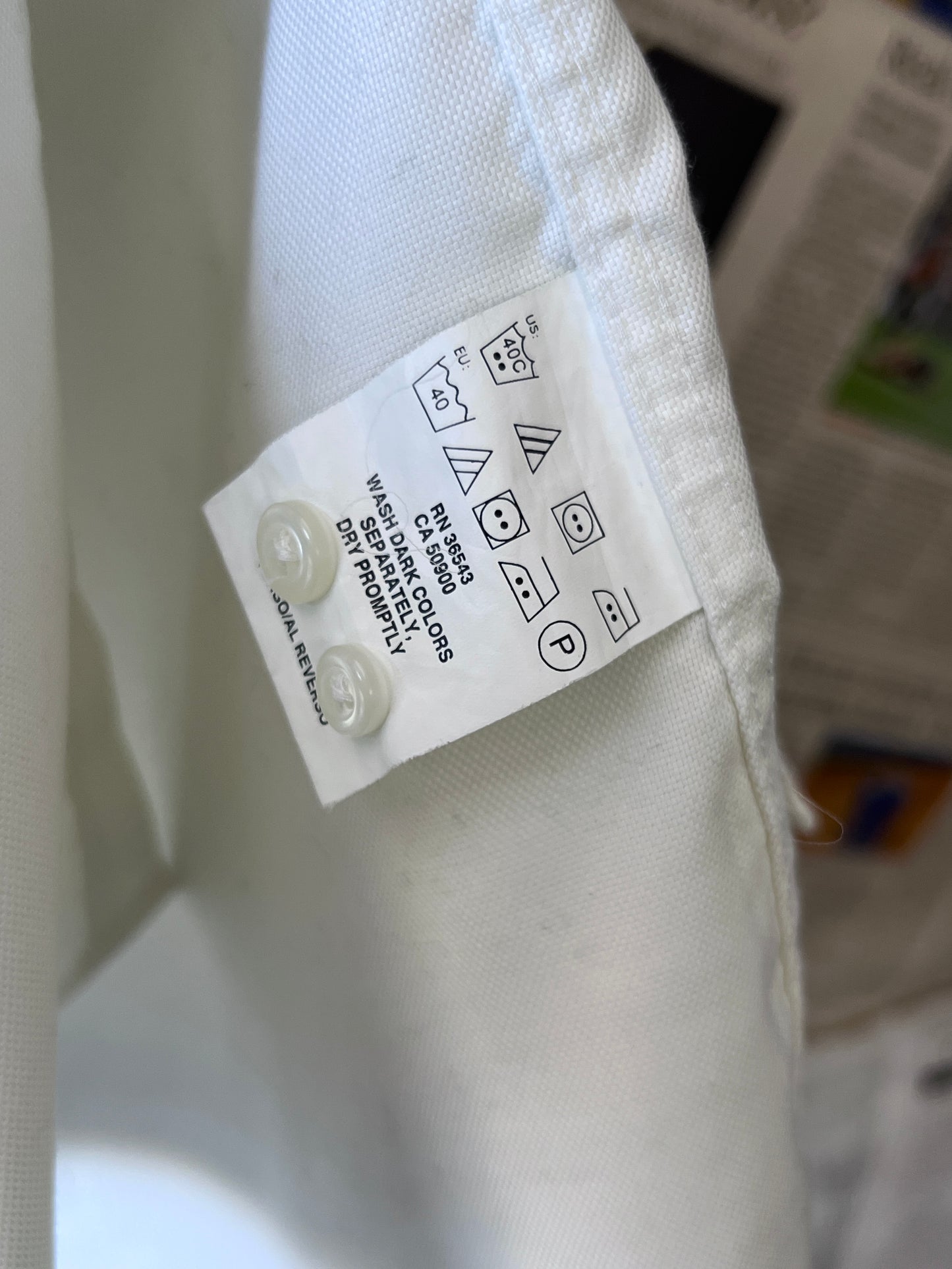 Tommy Hilfig*r® Small | Chest 20.5 | White Oxford | Shirt | Cotton | 2293