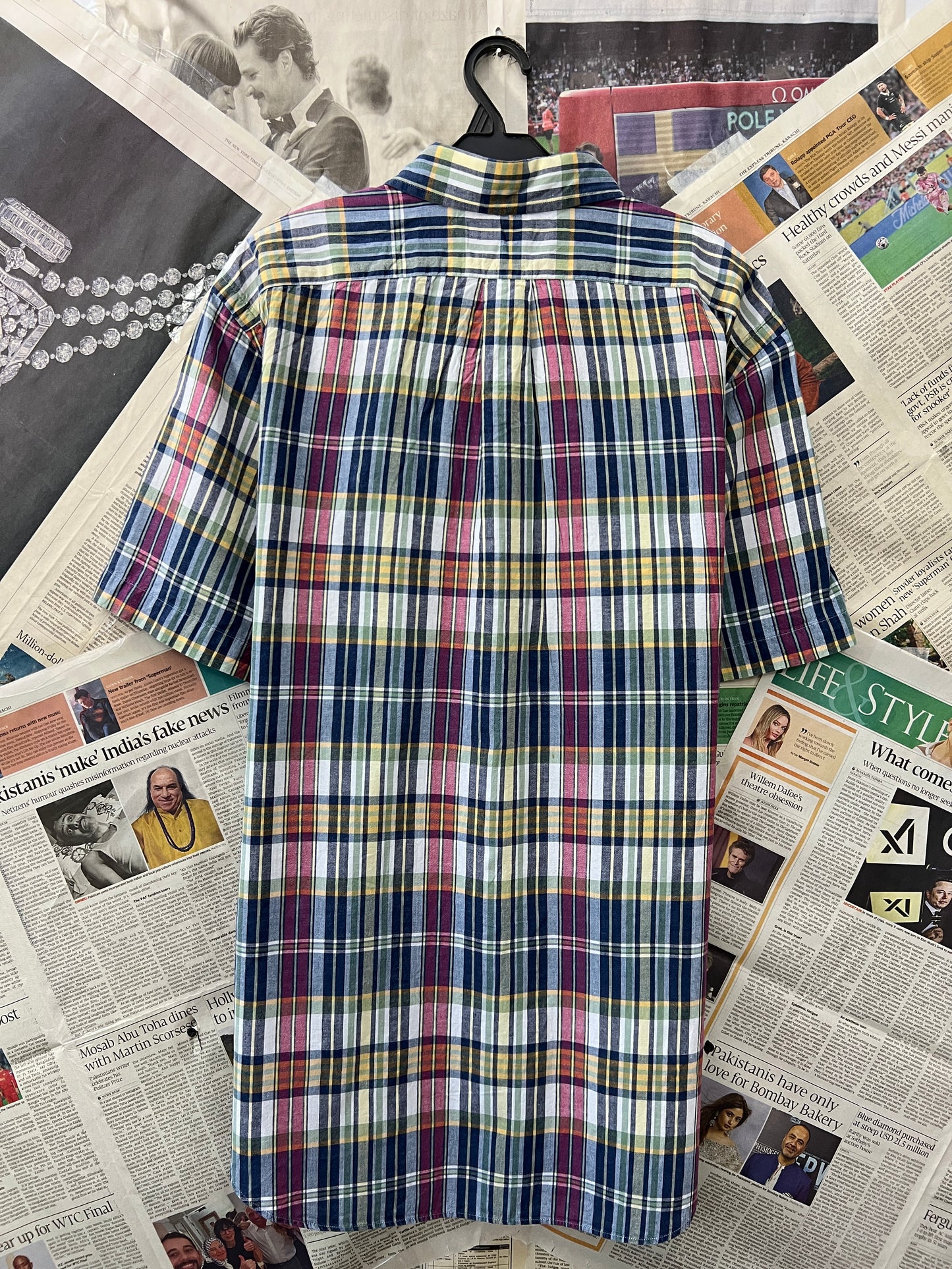 Ralph Lauren® Madras Check | Chest 25.5 | XL | Shirt | Cotton