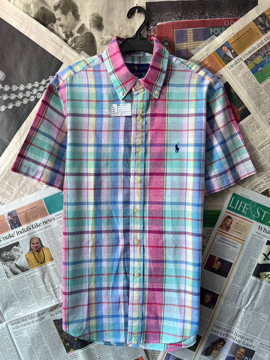 Ralph Lauren® Madras Pattern – (Chest: 21)