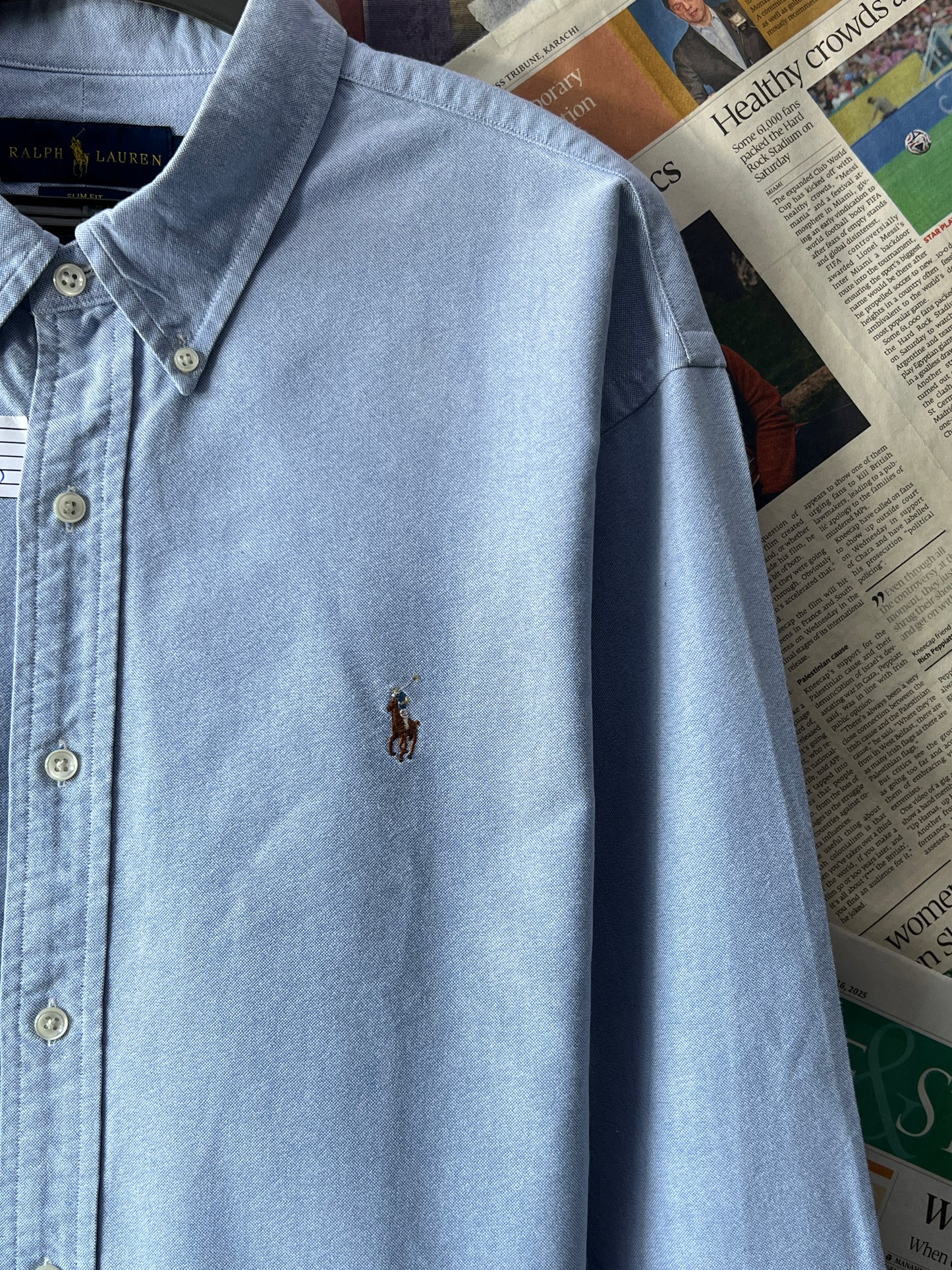 Ralph Lauren® Blue in Oxford | Chest 26 | XL | Shirt | Cotton