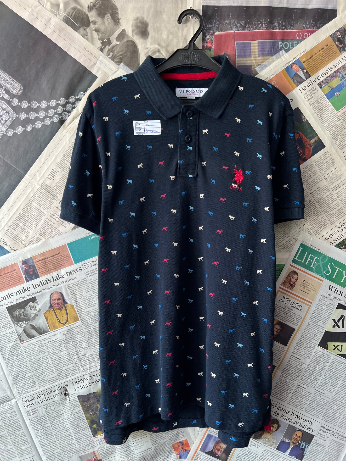 USPA® Blue | Chest 20 | Small | Polo