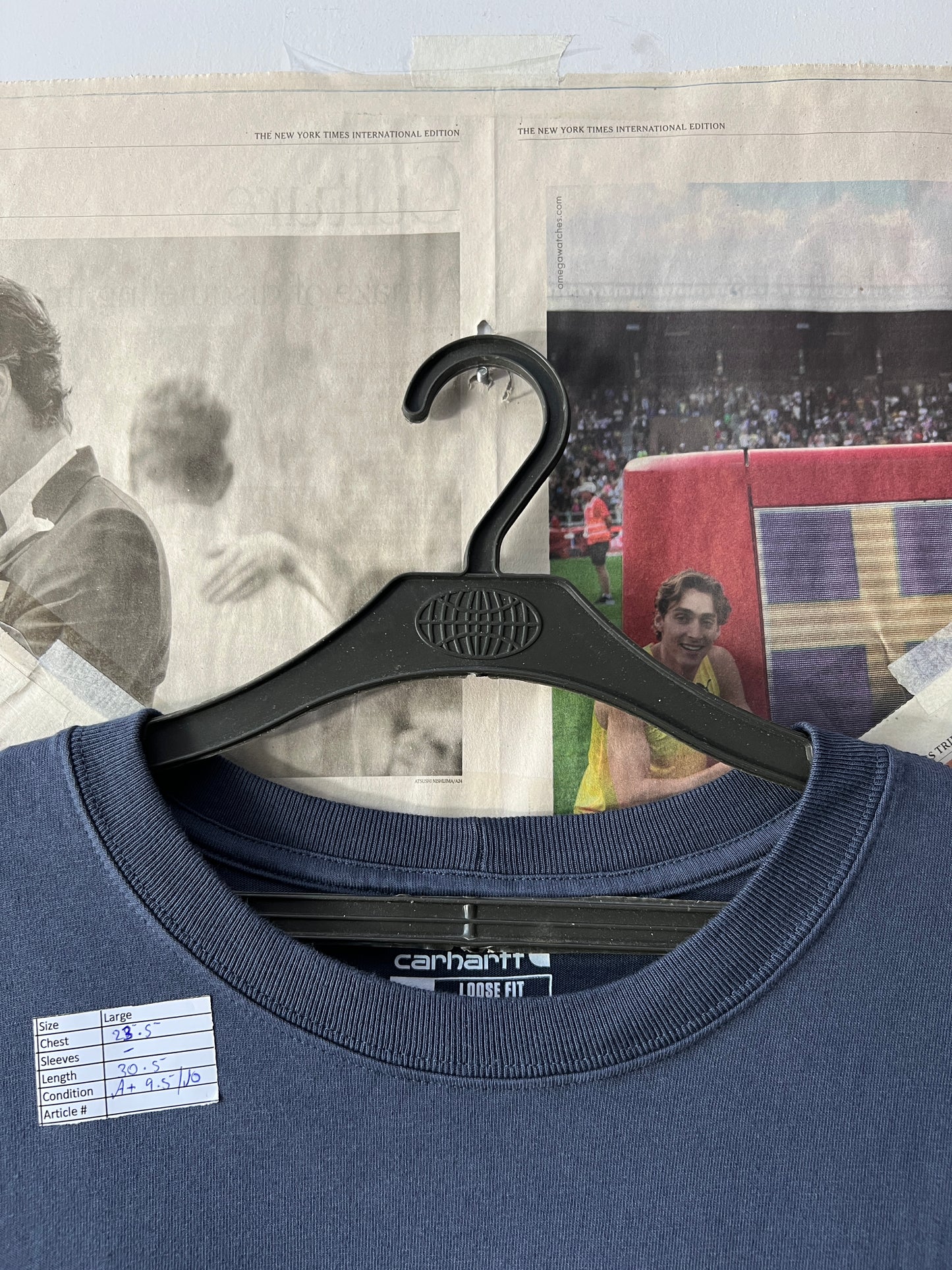 Carhartt® Blue | Chest 23.5 | Large | T-Shirt