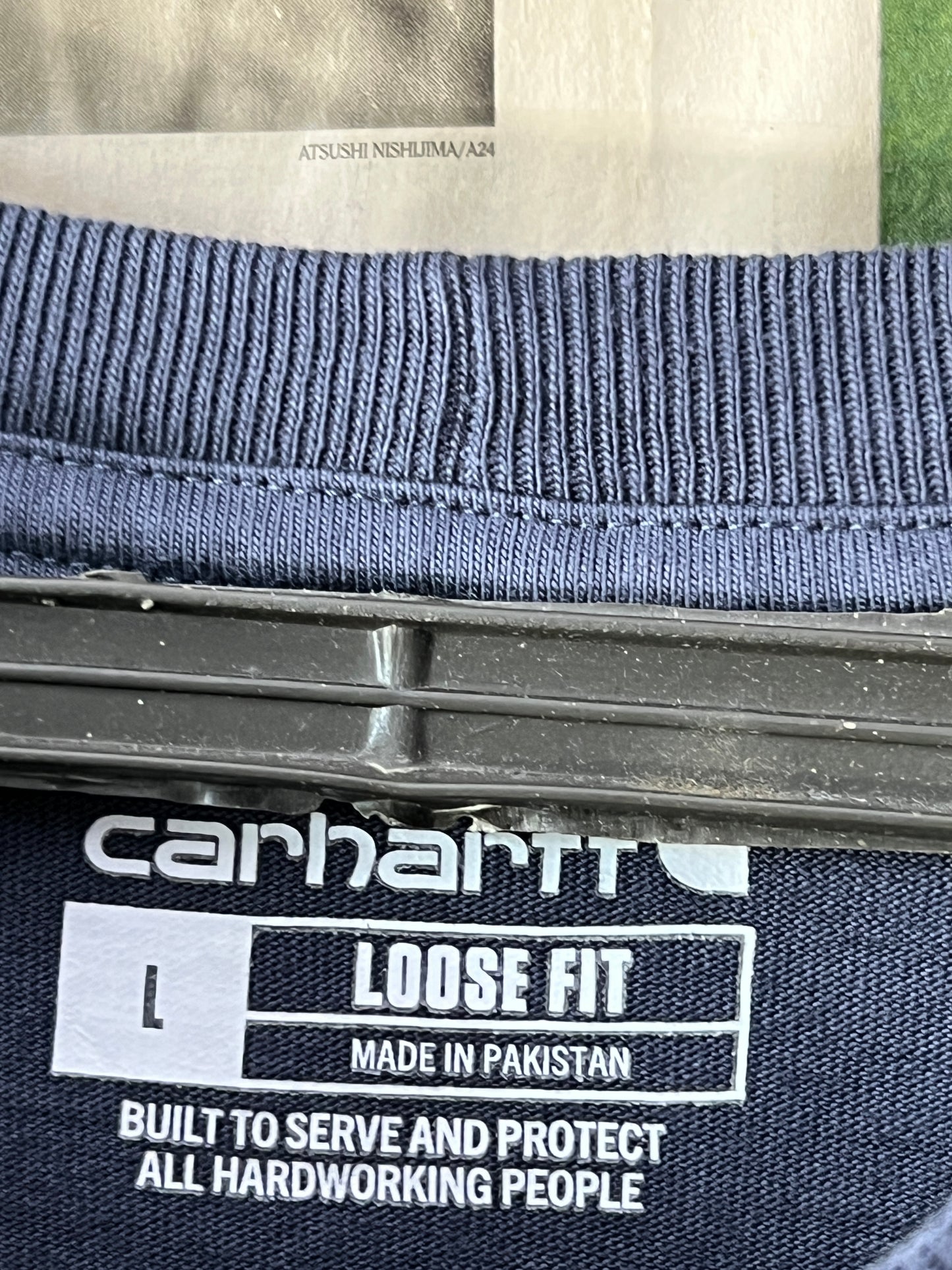 Carhartt® Blue | Chest 23.5 | Large | T-Shirt