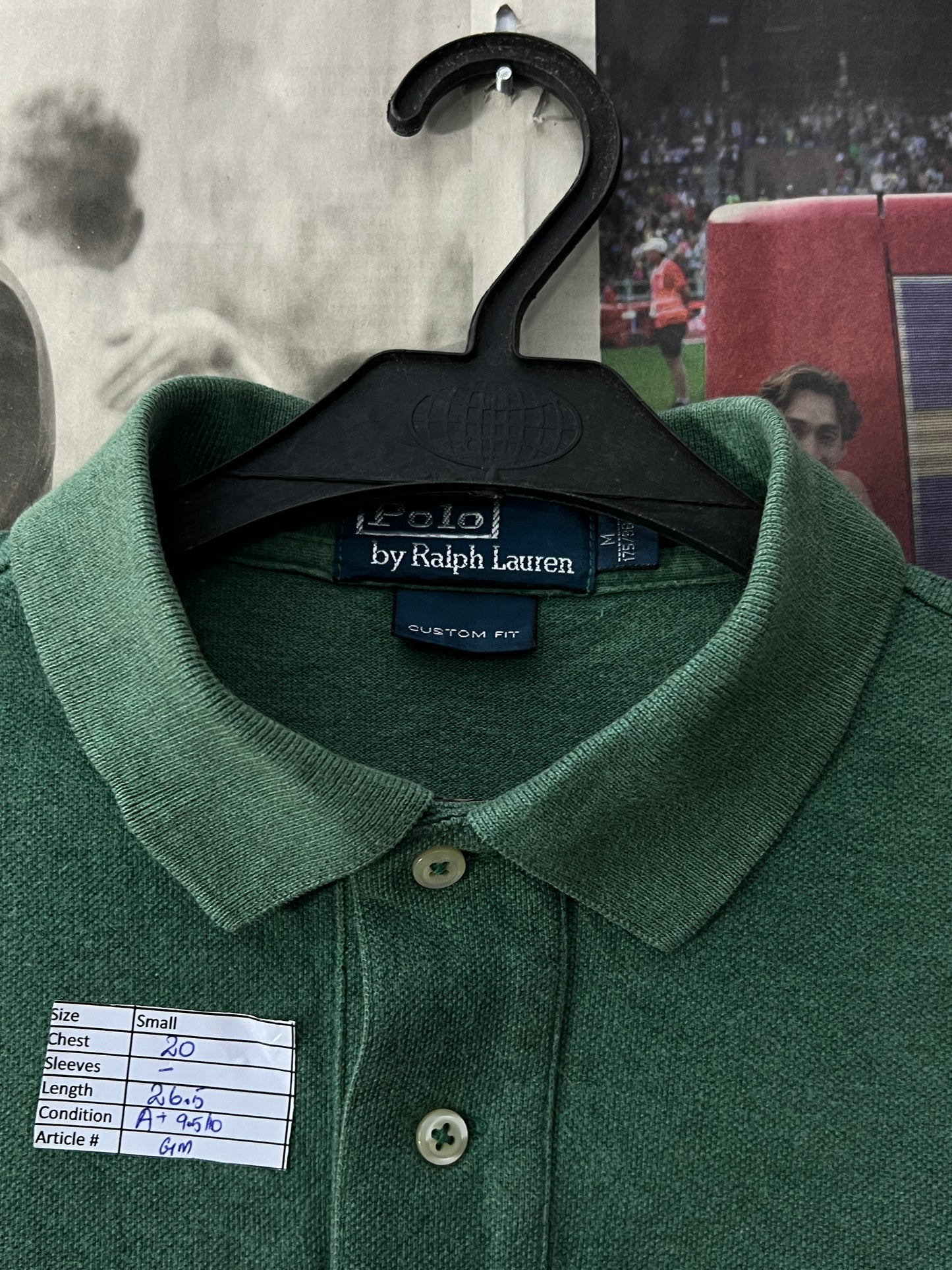 Ralph Lauren® Small | Chest 20 | Green | Polo | Cotton