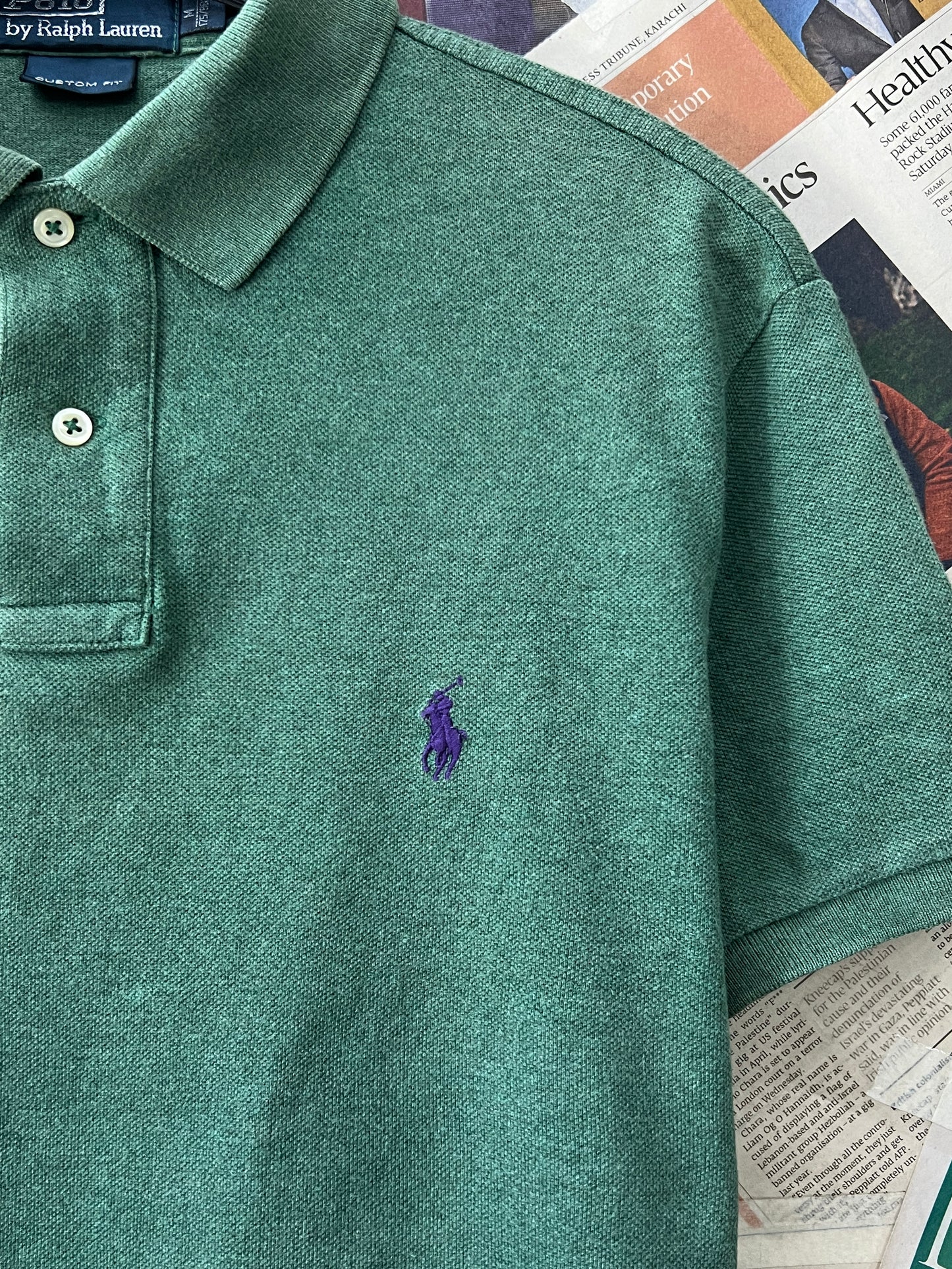 Ralph Lauren® Small | Chest 20 | Green | Polo | Cotton