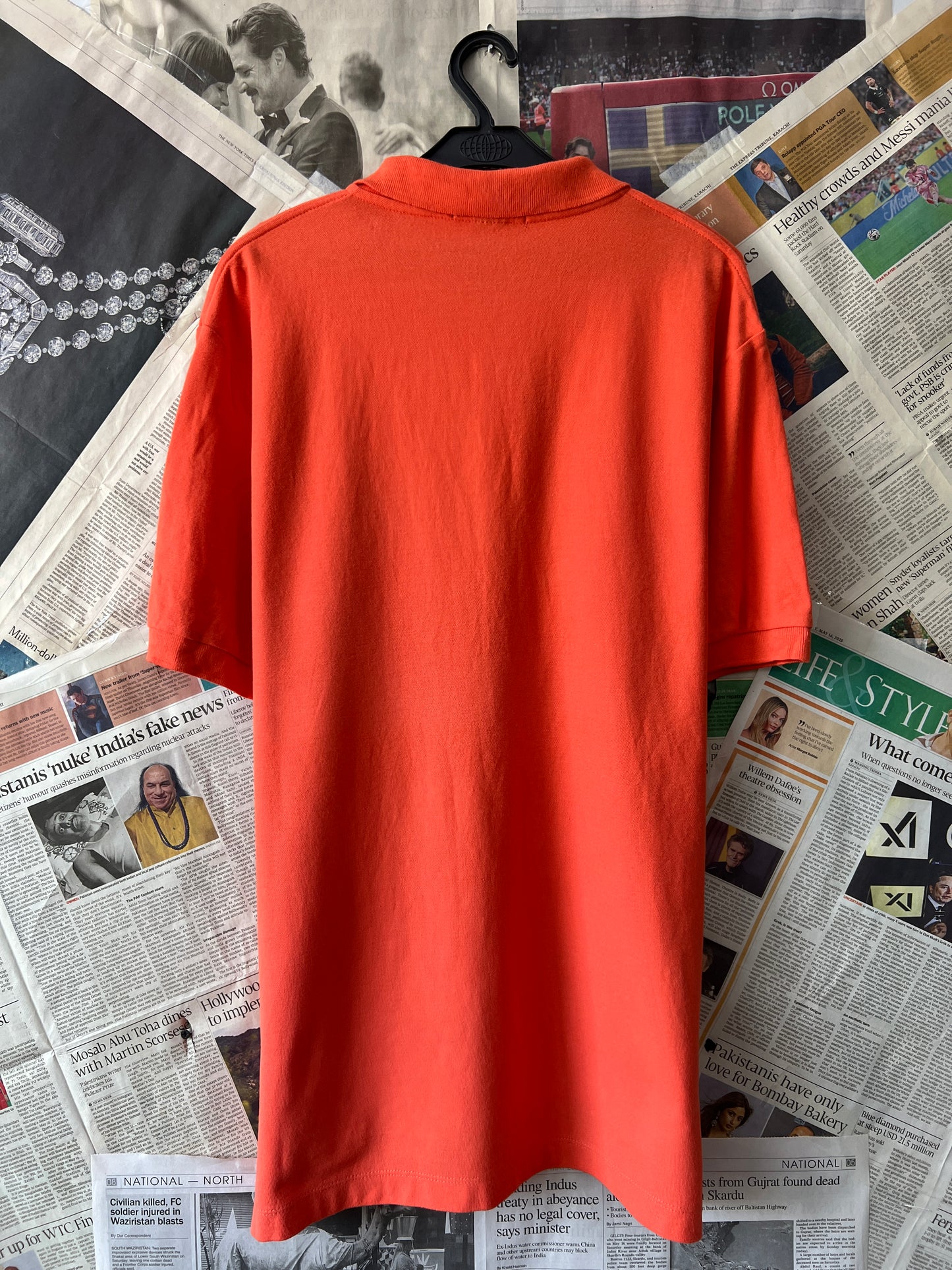 Ralph Lauren® Medium | Chest 21.5 | Burnt Orange | Polo | Cotton