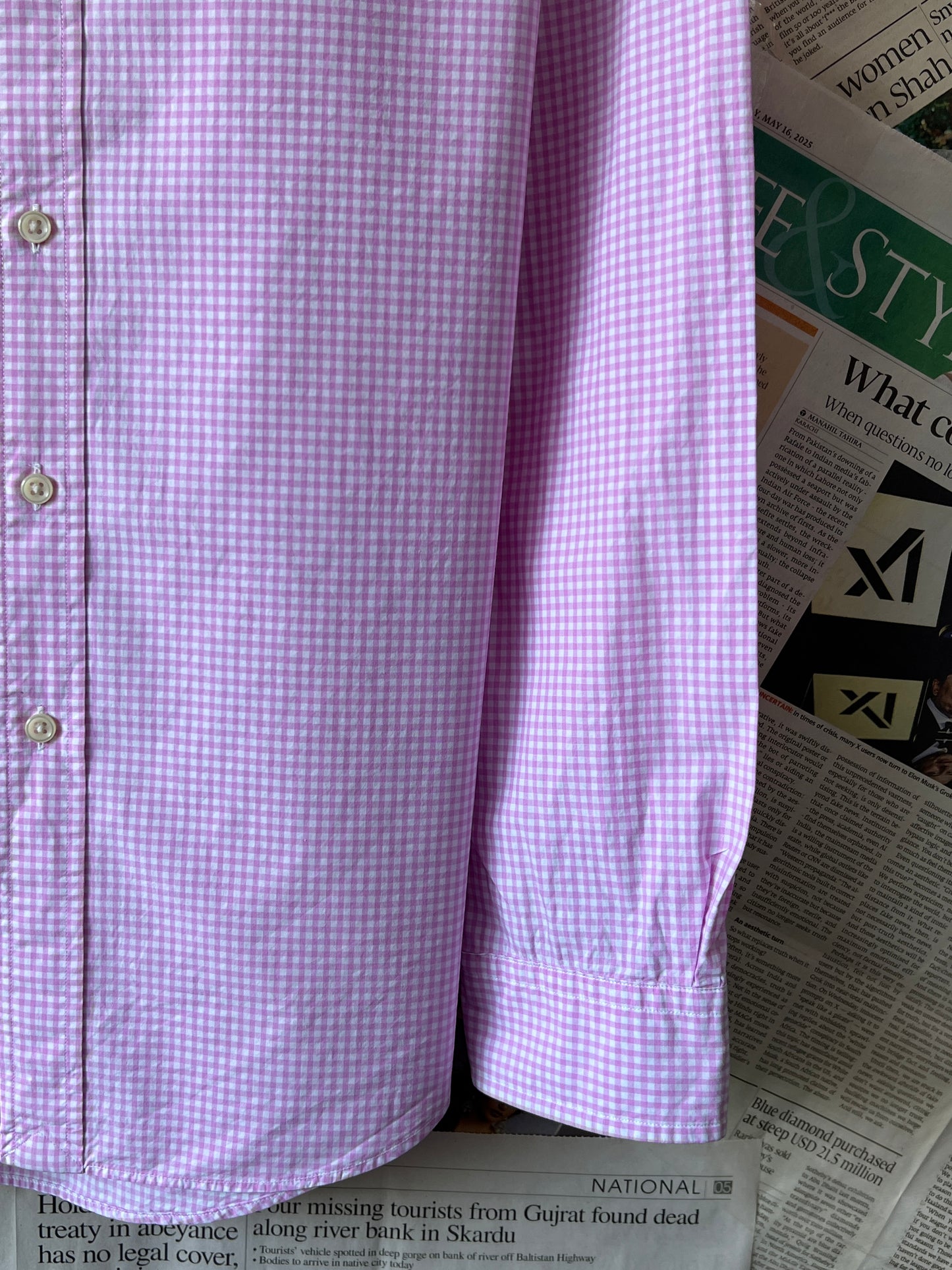 Ralph Lauren® Small | Chest 21 | Pink Check | Shirt | Cotton