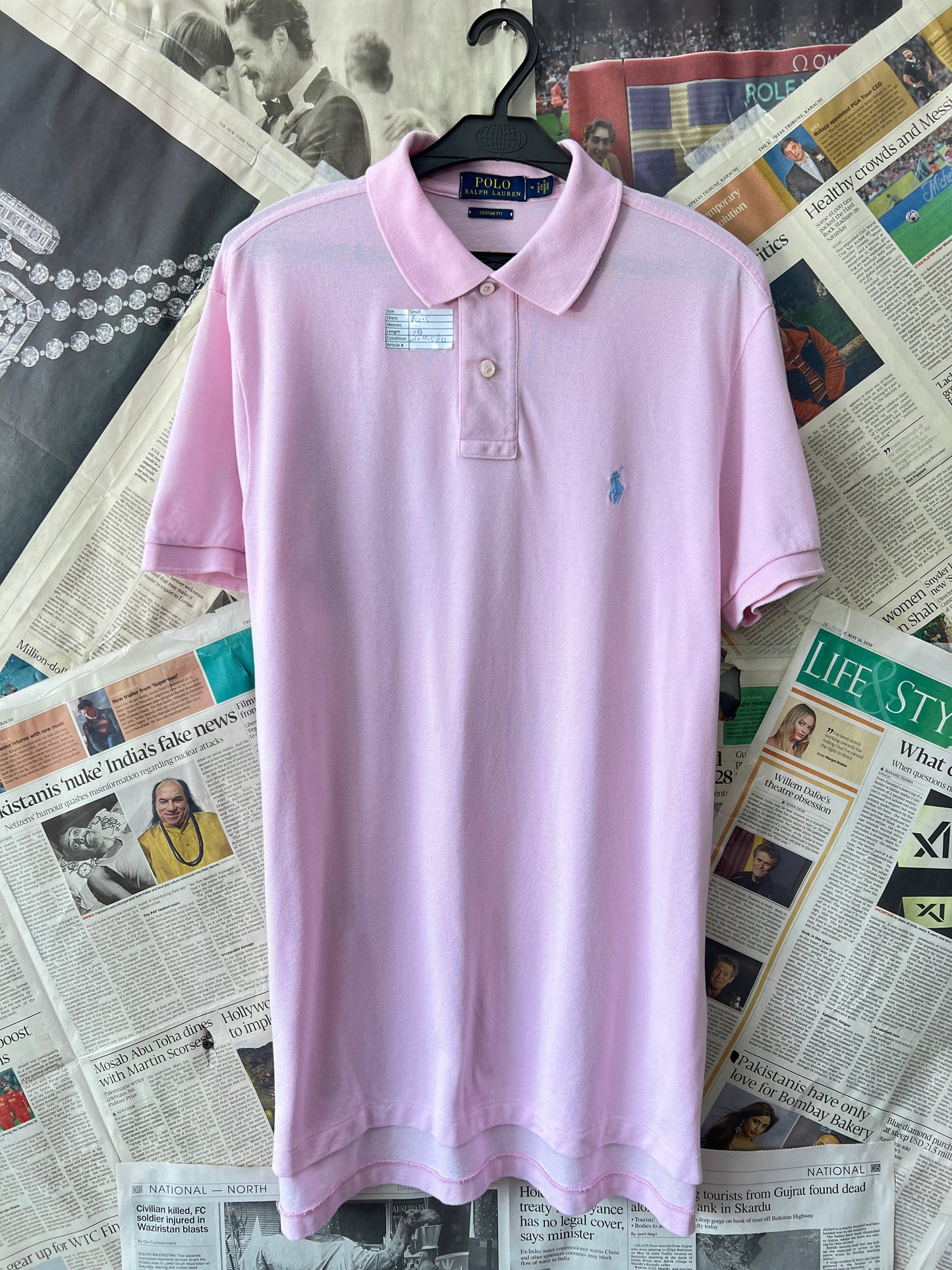 Ralph Lauren® Small | Chest 20.5 | Pink | Polo | Cotton