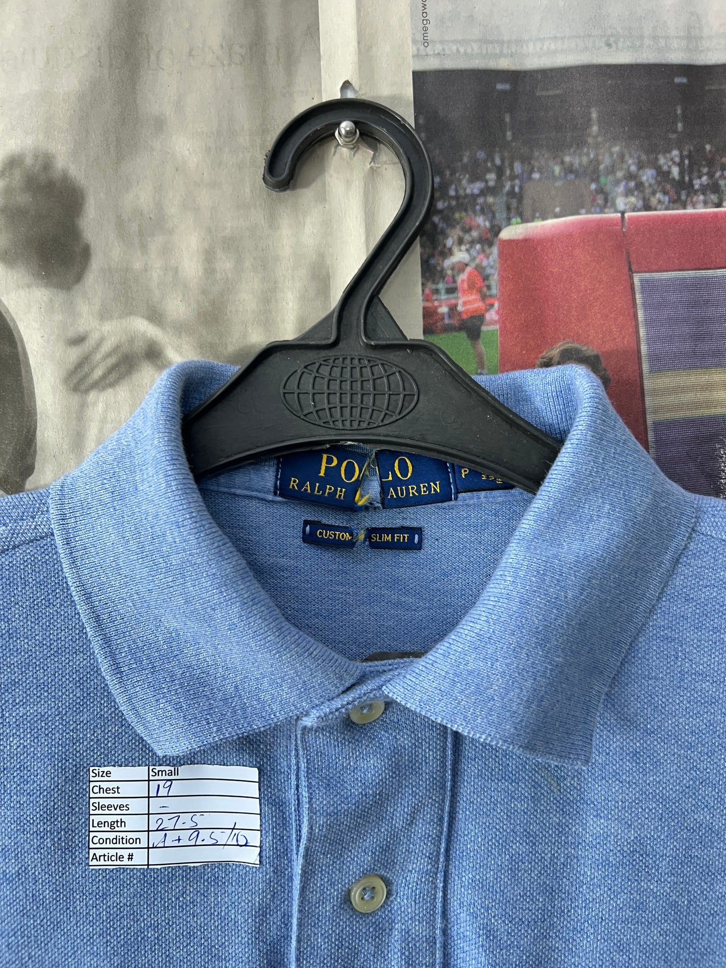 Ralph Lauren® Small | Chest 19 | Blue | Polo | Cotton