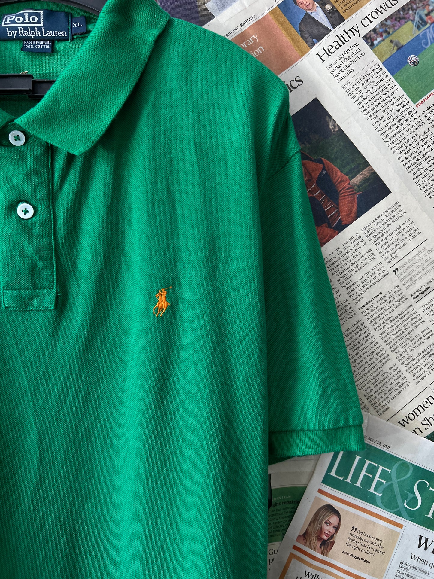 Ralph Lauren® Small | Chest 21 | Green | Polo | Cotton
