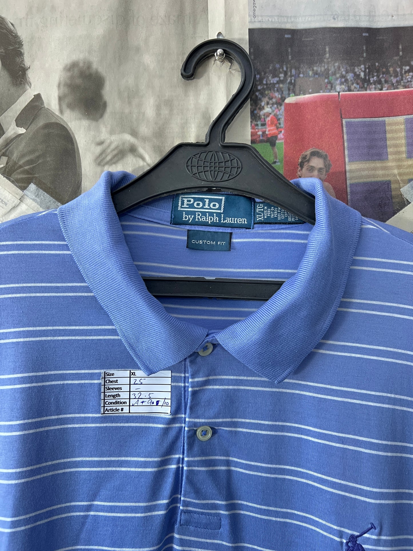 Ralph Lauren® XL | Chest 25 | Blue | Polo | Cotton