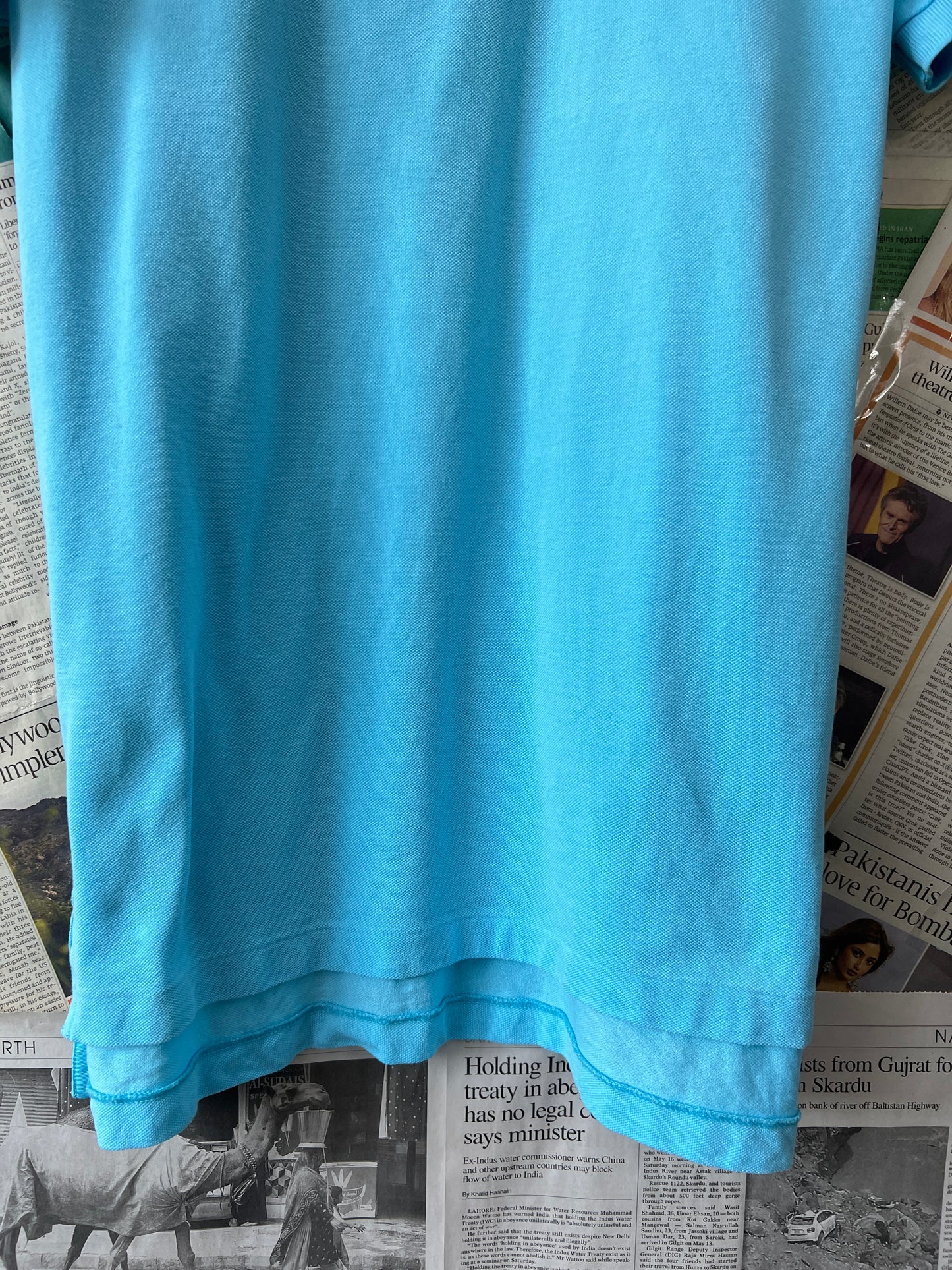 Ralph Lauren® Medium | Chest 21.5 | Cyan | Polo | Cotton | 797