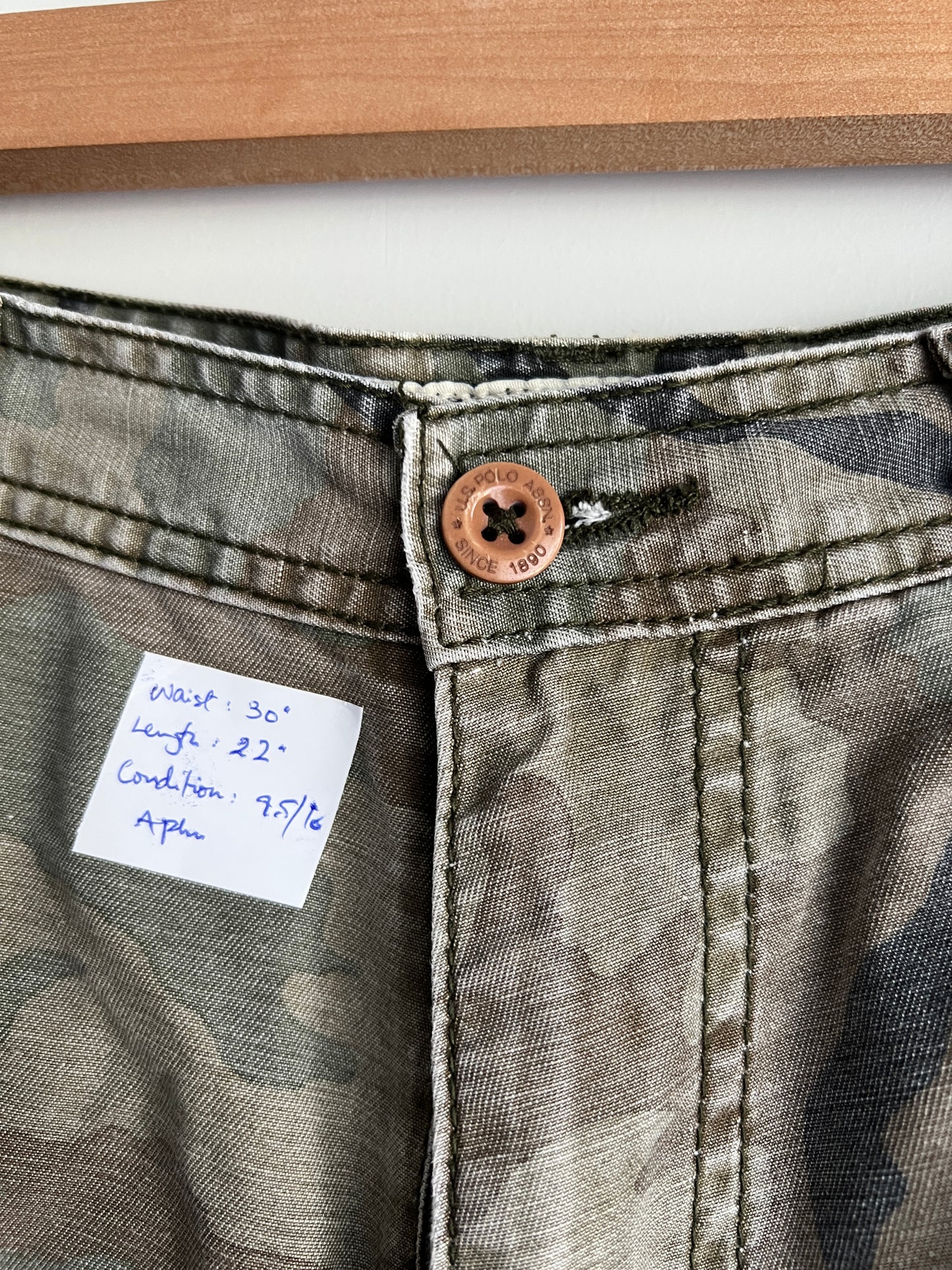 USPA® Army shorts – (Waist: 30 ; Length: 22)