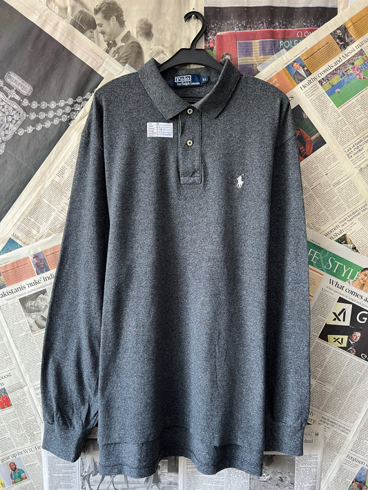 Ralph Lauren® XL | Chest 25.5 | Charcoal | Polo | Cotton