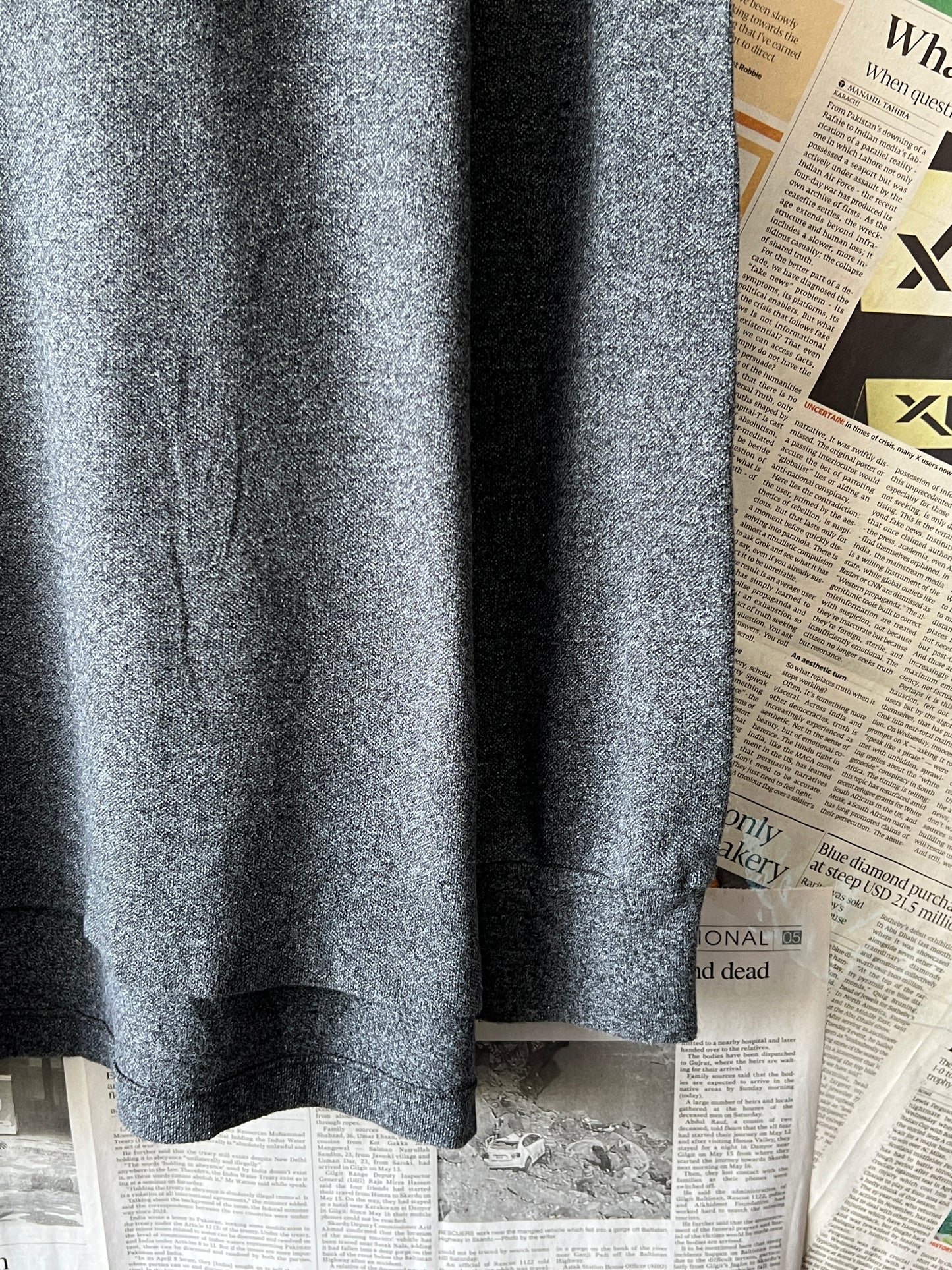 Ralph Lauren® XL | Chest 25.5 | Charcoal | Polo | Cotton