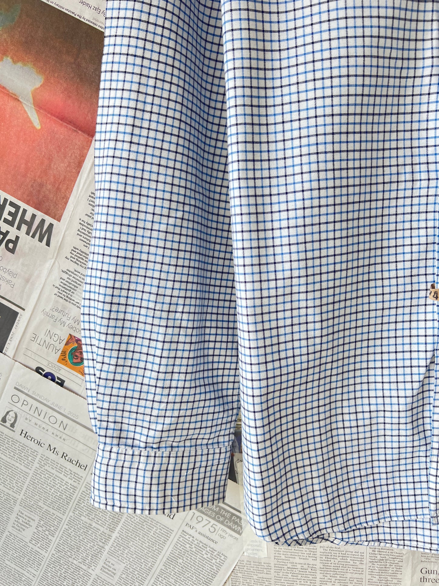 Ralph Lauren® Box Check on White – (Chest: 27)