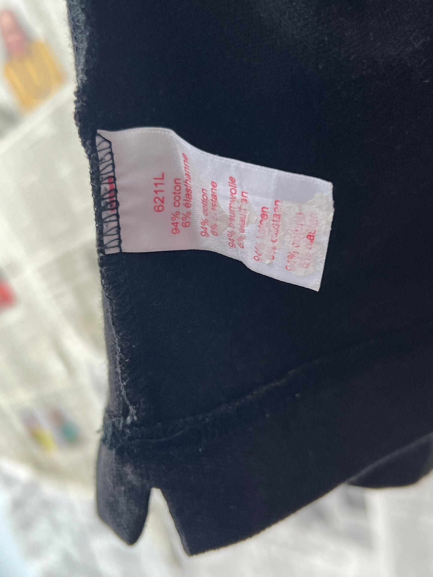 Lac*ste® Small | Chest 20 | Black | Polo | Cotton | 594