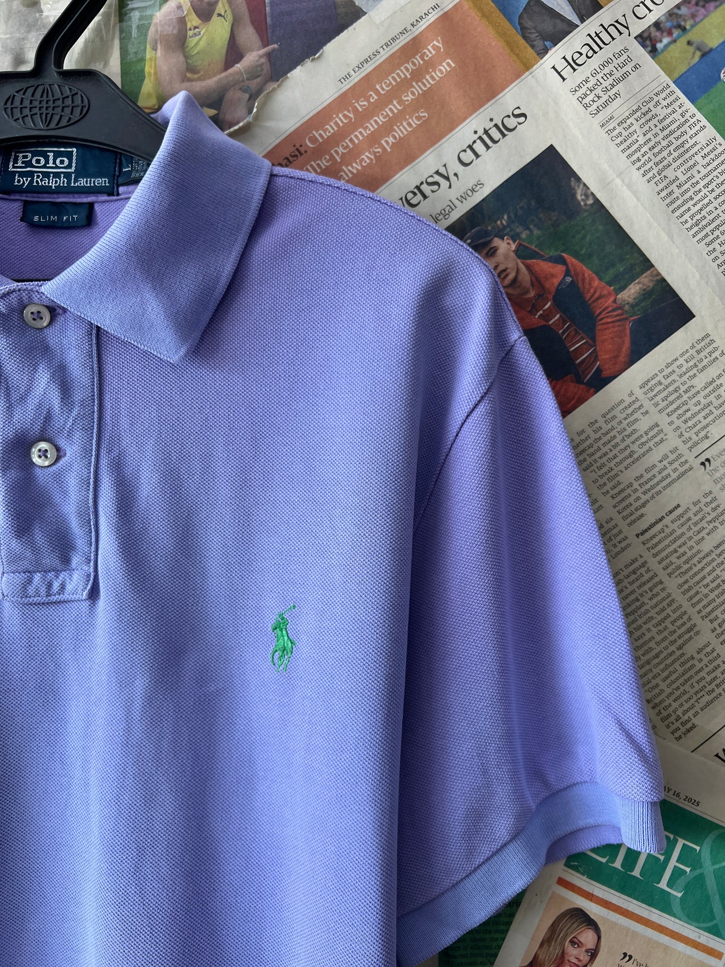 Ralph Lauren® Small | Chest 21" | Violet | Polo | Cotton | 595