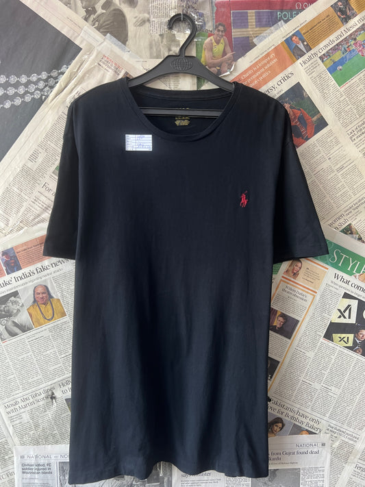 Ralph Lauren® Large | Chest 23 | Black | T-Shirt | Cotton | 533