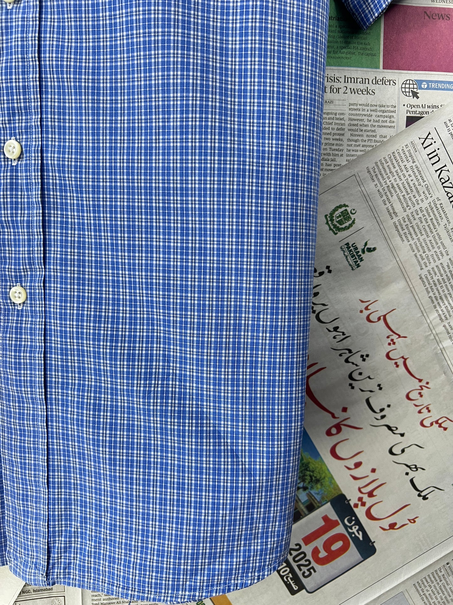 Ralph Lauren® Blue Check – (Chest: 25)