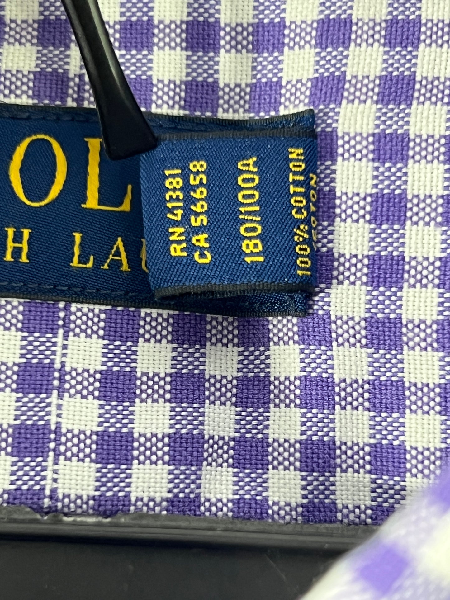 Ralph Lauren® Purple & White Oxford – (Chest: 24)